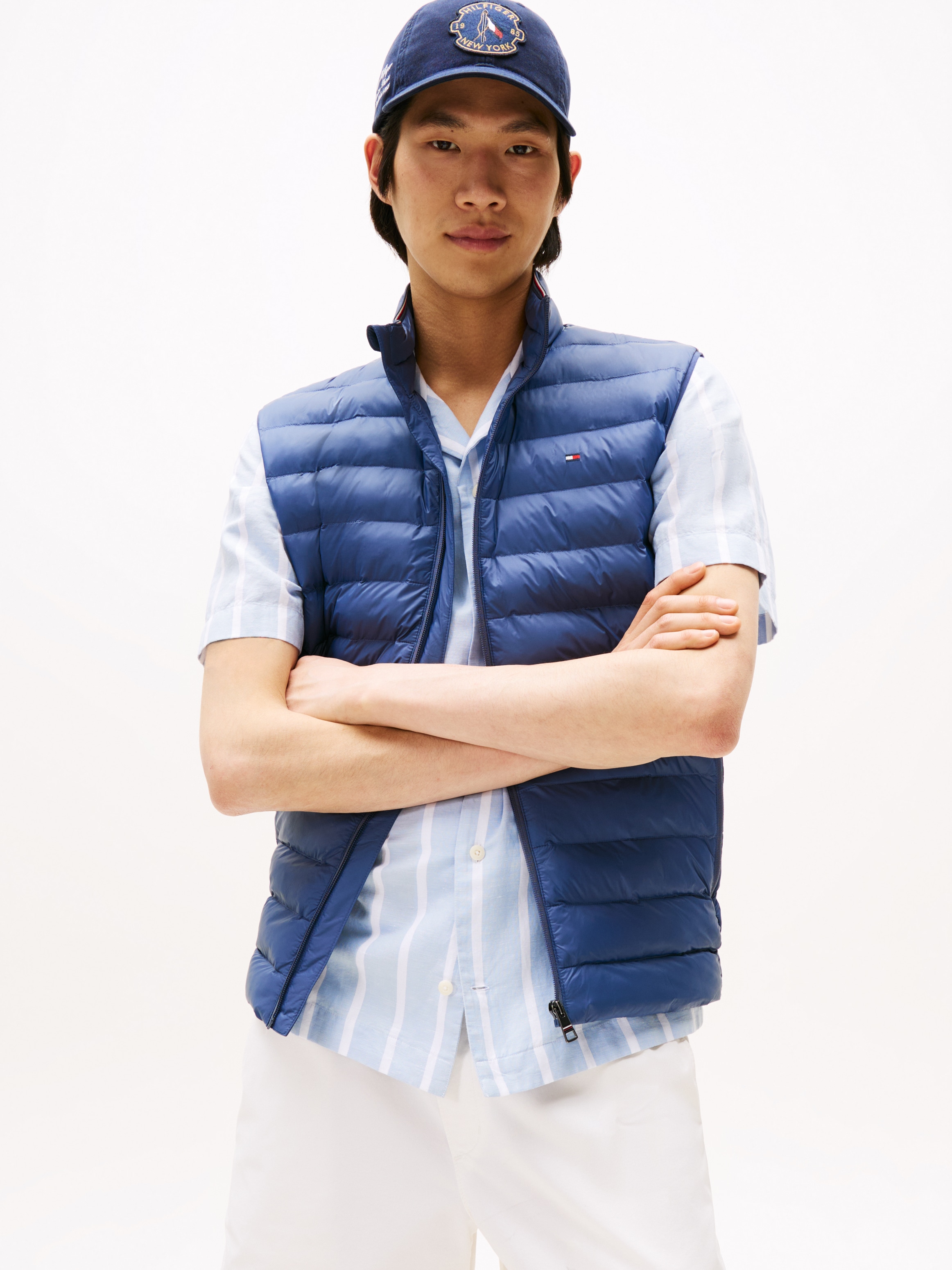 Tommy Hilfiger Steppweste "PACKABLE RECYCLED VEST", mit Logostickerei günstig online kaufen