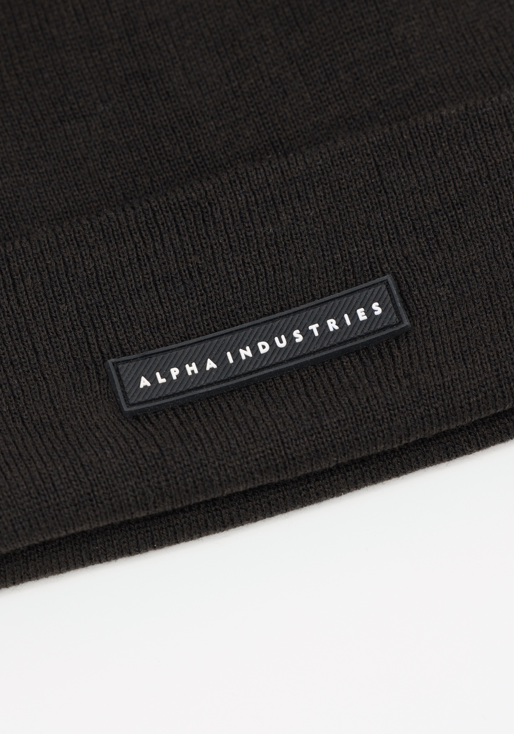 Alpha Industries Skimütze »Rubber Logo Beanie«