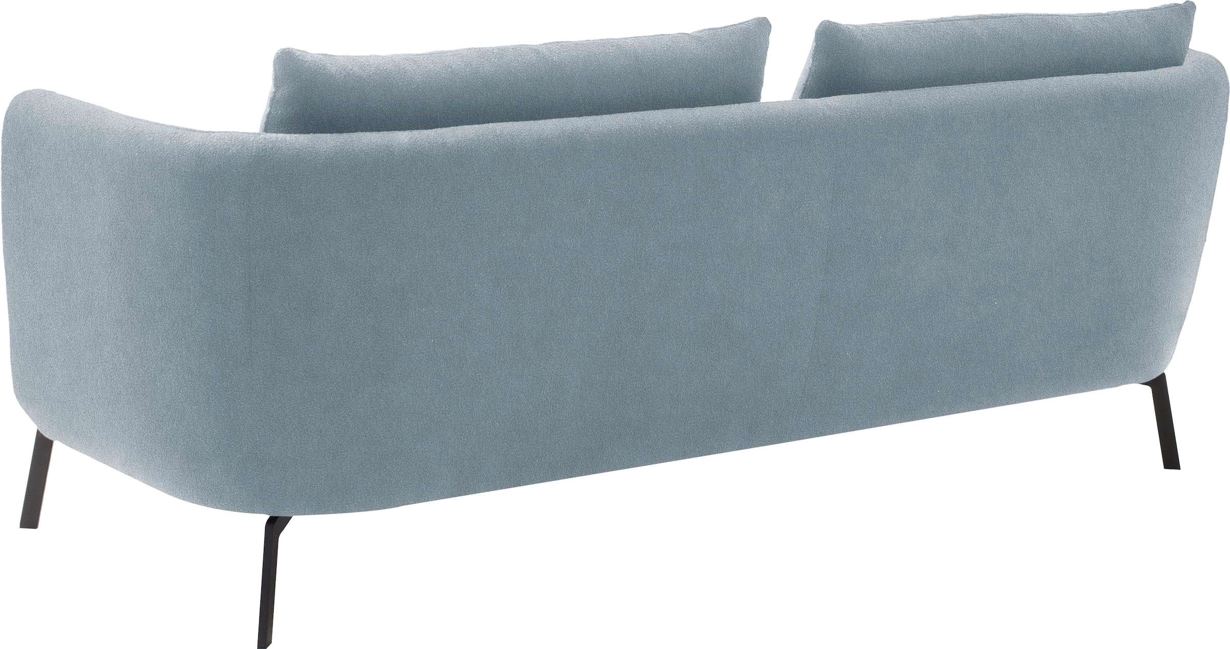 SCHÖNER WOHNEN-Kollektion 3-Sitzer »Pearl - 5 Jahre Hersteller-Garantie, auch in Bouclé«, Maße (B/H/T): 210/71/91 cm, Füße Metall