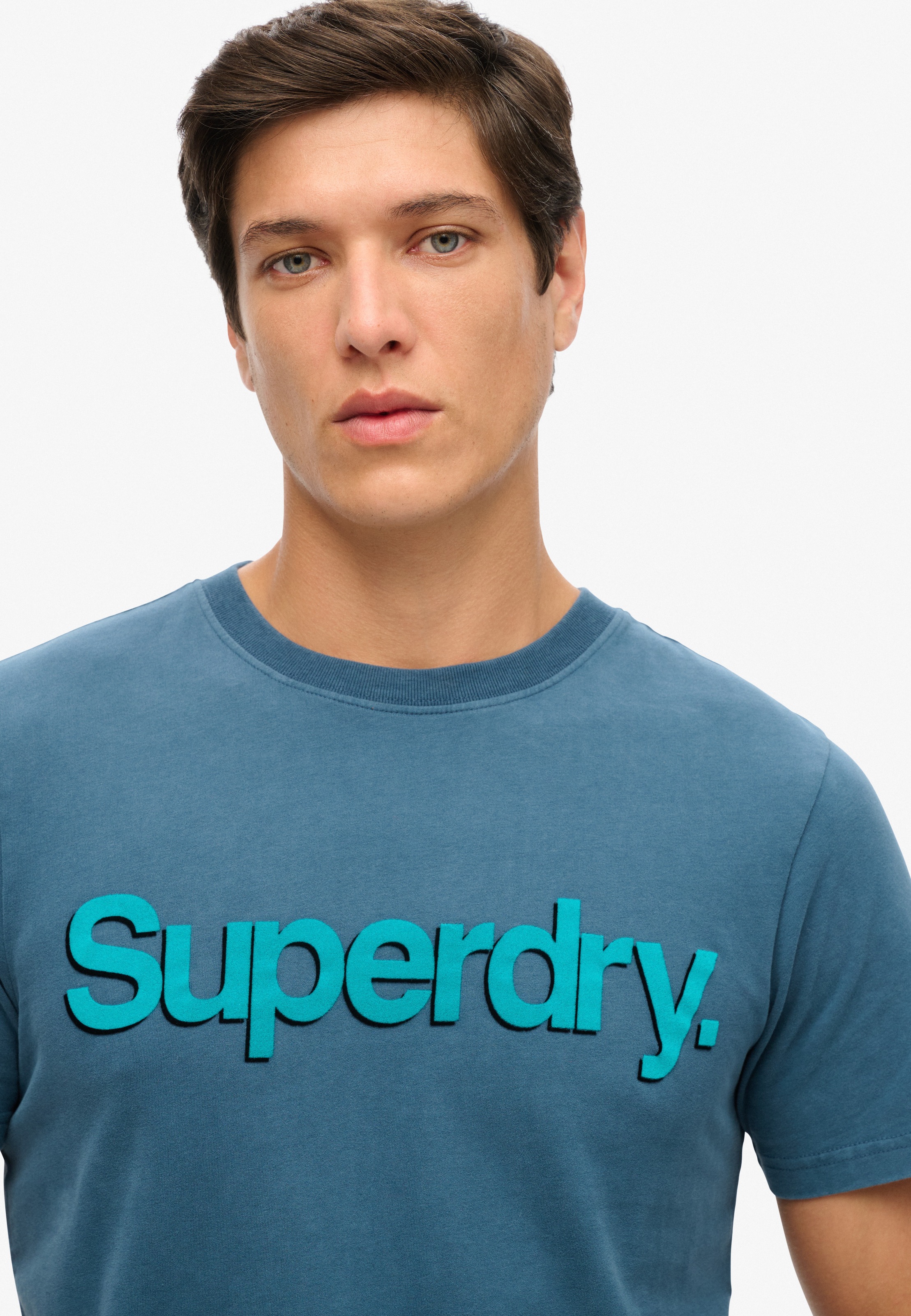 Superdry Rundhalsshirt "CLASSIC CORE LOGO SHADOW TEE" günstig online kaufen