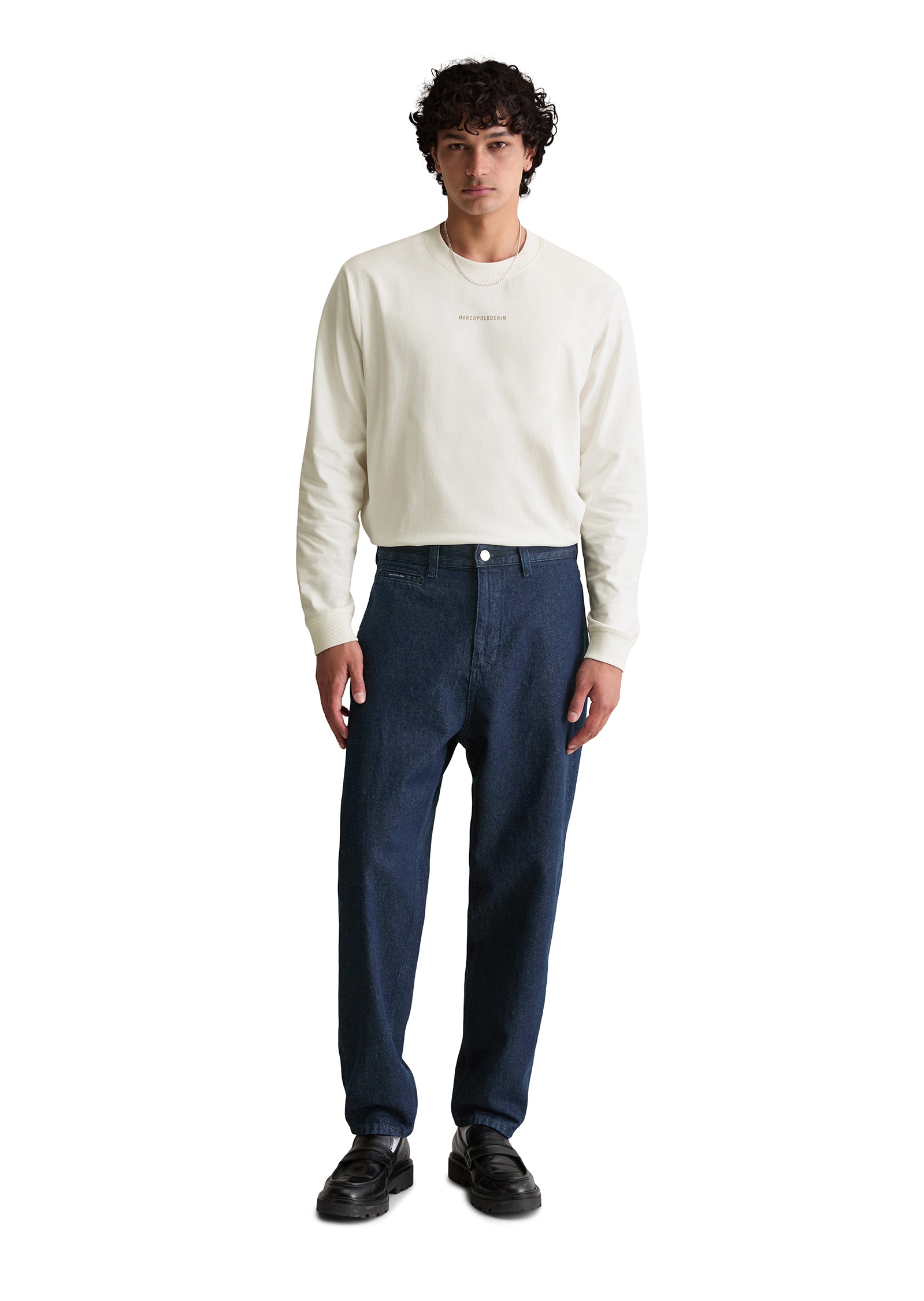 Marc O'Polo DENIM Tapered-fit-Jeans »Model Isak relaxed cropped«