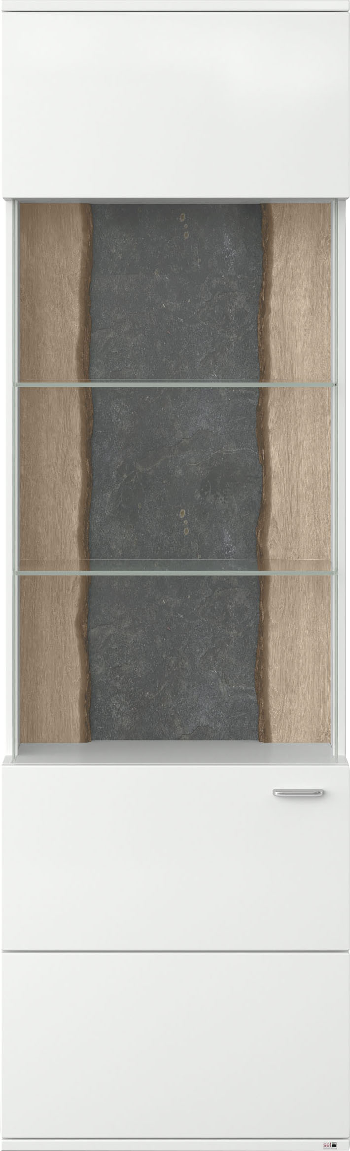 Thumbnail - set one by Musterring Vitrine "TACOMA" Typ 01, Höhe 207, 4 cm, mit getönter Glastür