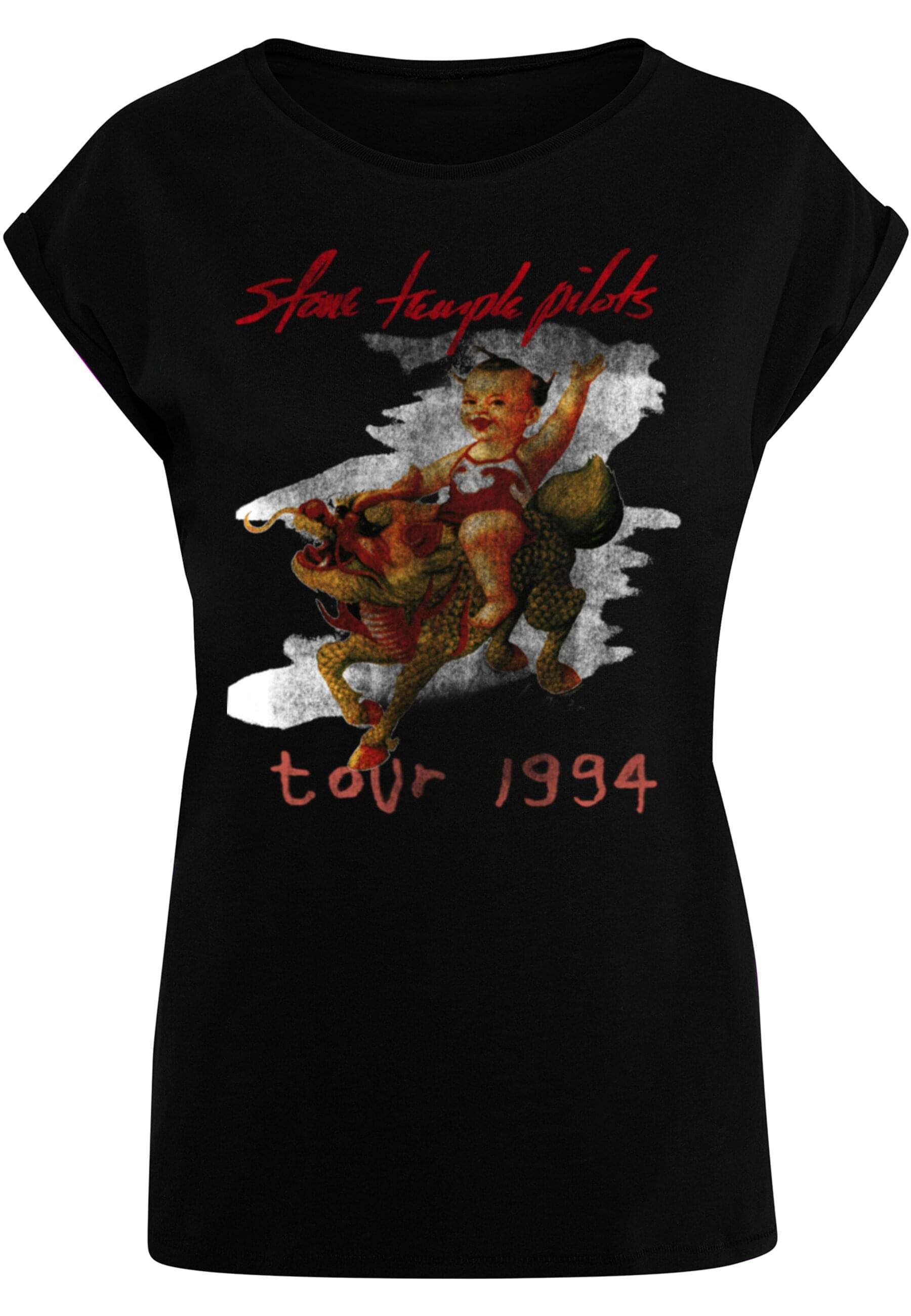 T-Shirt »Merchcode Damen Ladies Stone Temple Pilots - Tour 94 T-Shirt«, (1 tlg.)