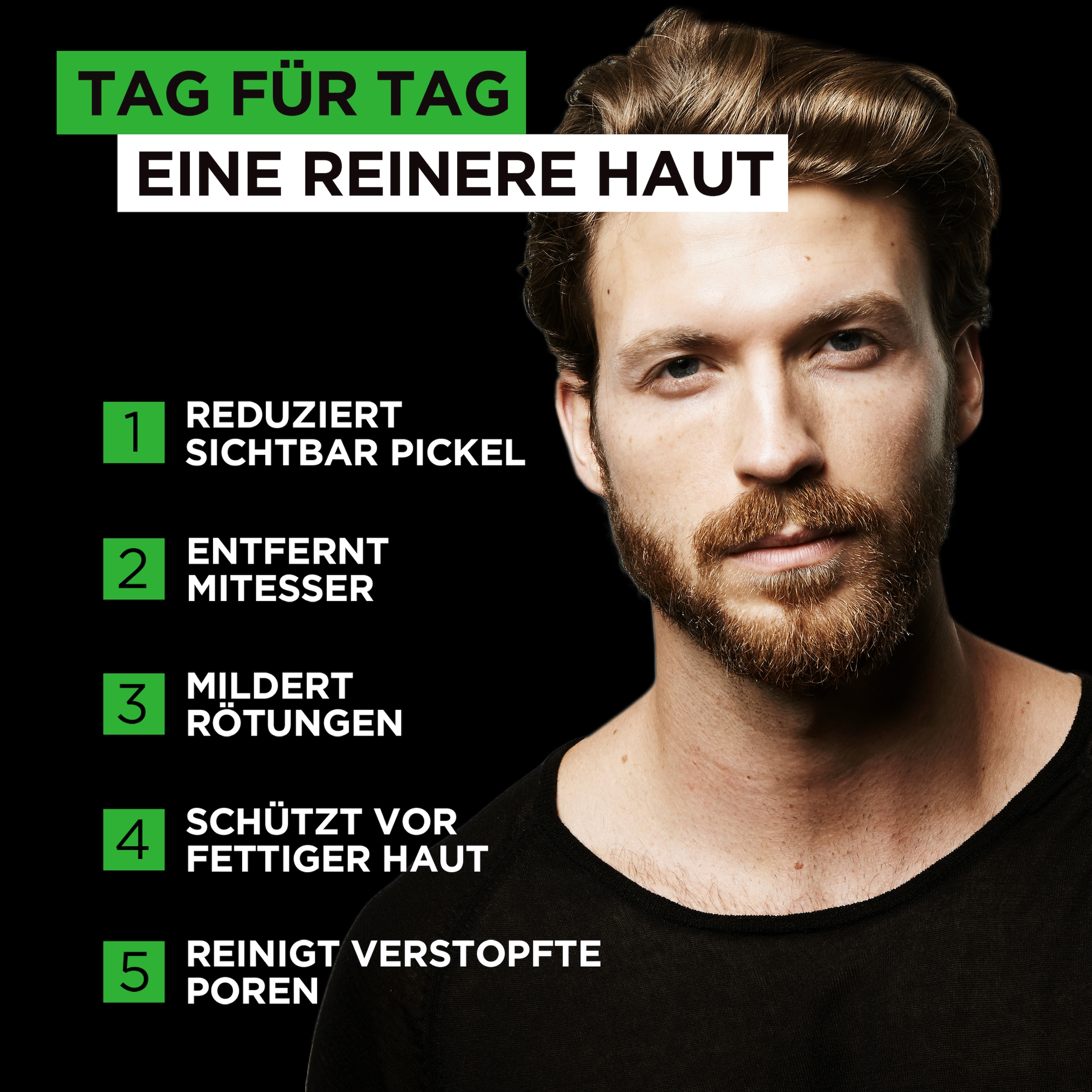 L\'ORÉAL PARIS MEN & EXPERT Gesichtsreinigungsgel Rechnung | beseitigt »Pure Mitesser fettige/ölige auf BAUR Haut Pickel, Charcoal«