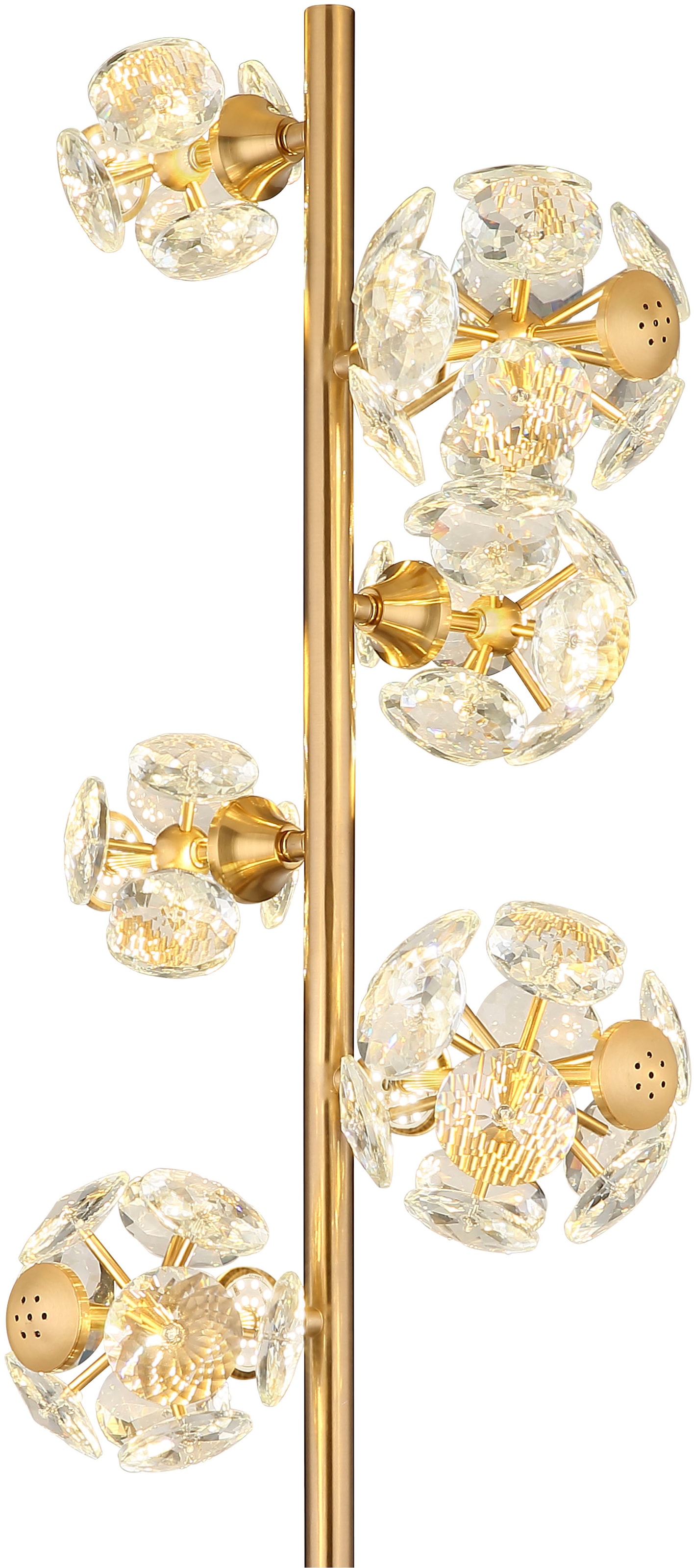 GLOBO LIGHTING Stehlampe »VIRINA« LED-Modul 1 Stk. Warmweiß