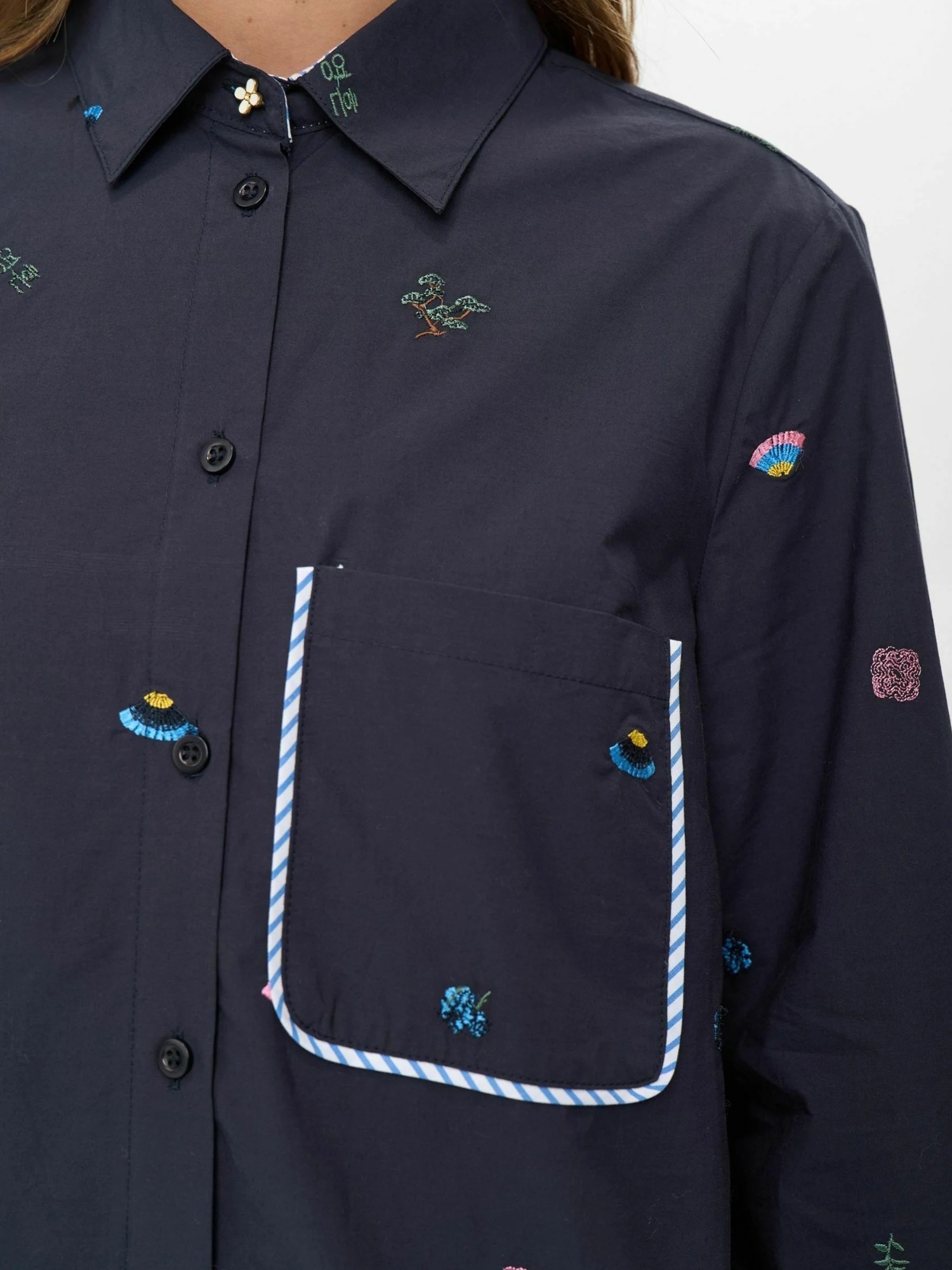 nümph Langarmhemd »Nümph Shirt NUCHIRO«
