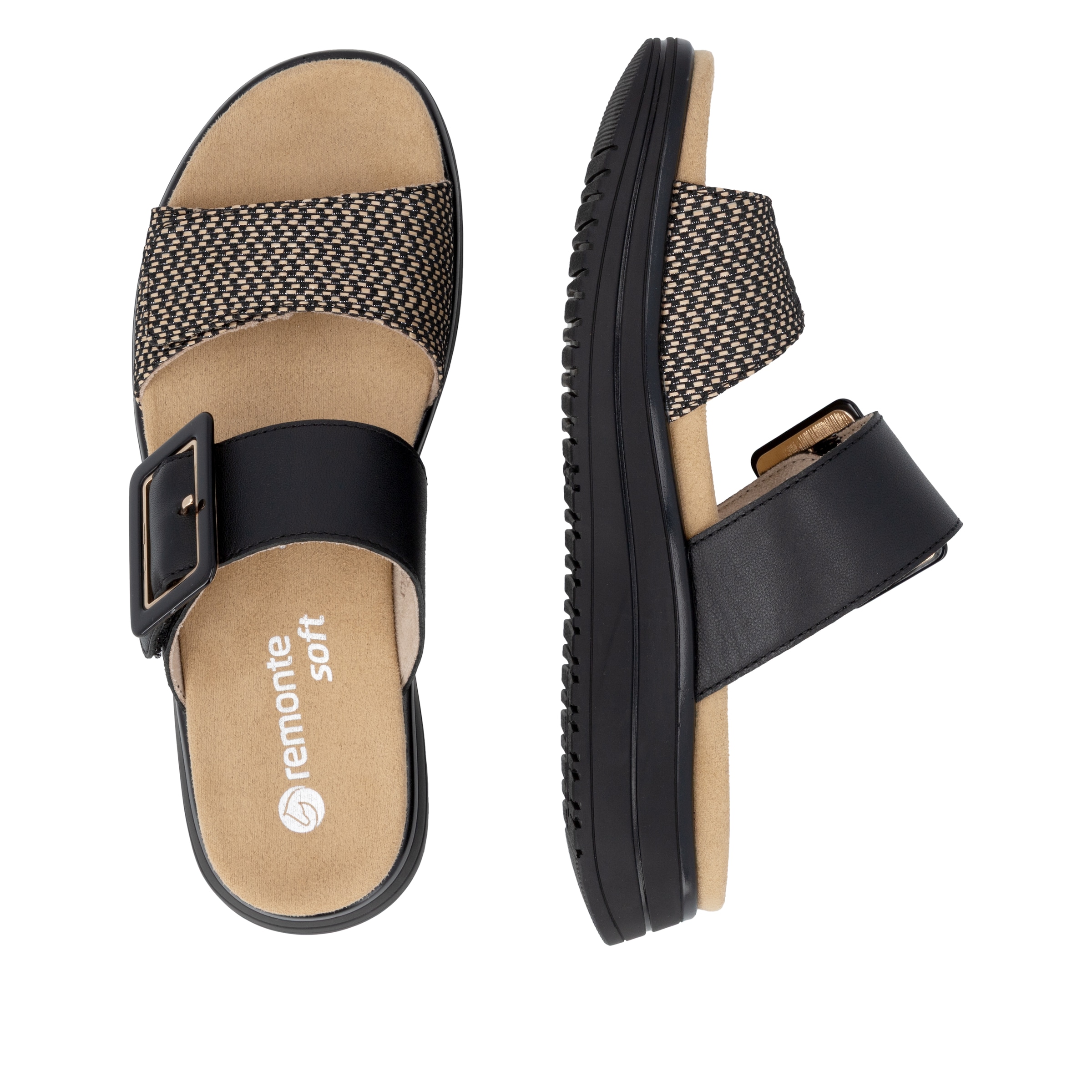 Remonte Pantolette  Sommerschuh, Strandschuh, Schlappen mit Lite´n Soft-Ausstattung