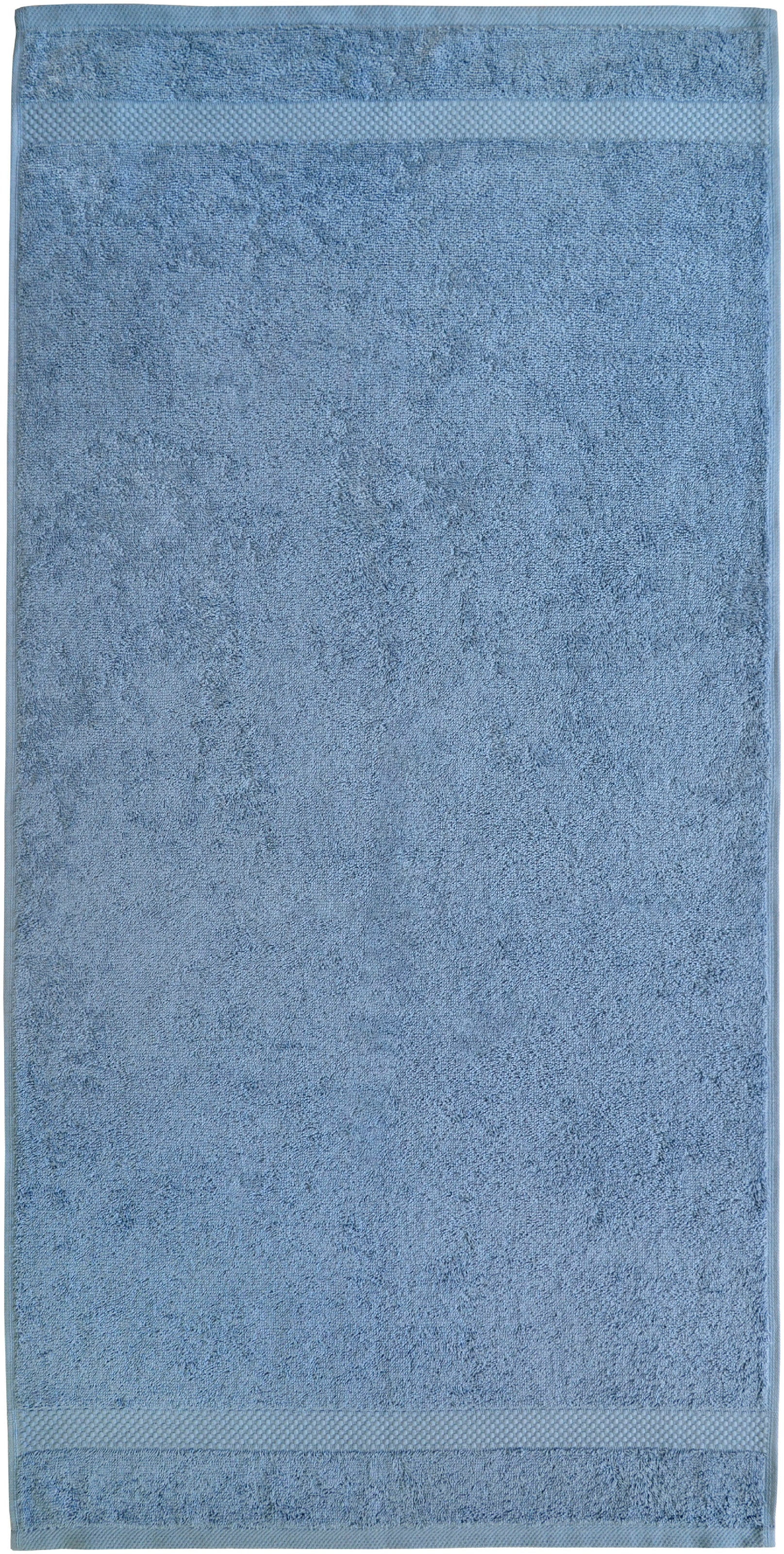 Duschtuch DYCKHOFF, B:70cm L:140cm, blau, Walkfrottier, Obermaterial: 100% Baumwolle, Handtücher, "Planet"