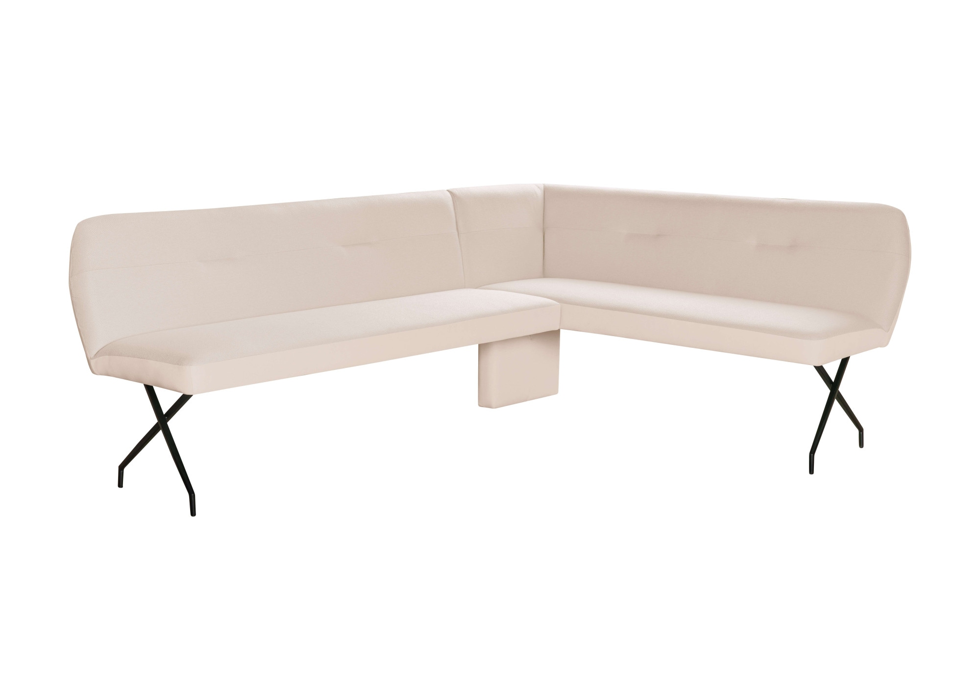 OTTO home Eckbankgruppe »Gabi Essecke, Sitzgruppe, Eckbankgruppe, Küchenbankgruppe« Set, 4tlg, 4 tlg. tlg. Stuhl: 360° drehbar (Rückst.), 2-Stoff-Design. Wellenfederung Eckbank