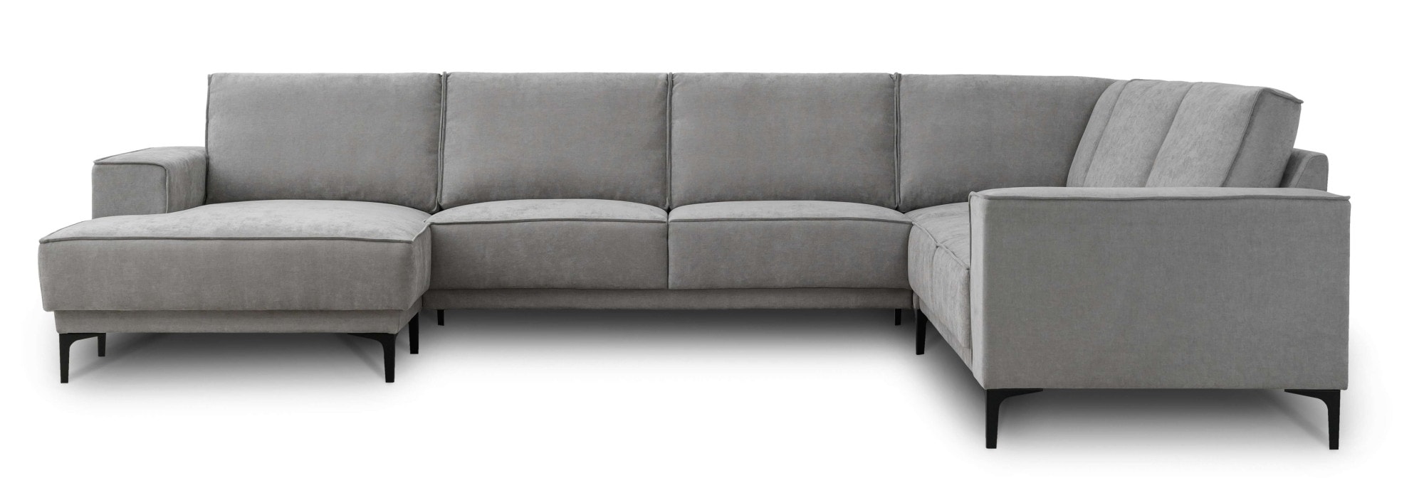 Places of Style Wohnlandschaft "XXL Sofa Oland, Struktur, Flachgewebe, Luxu günstig online kaufen