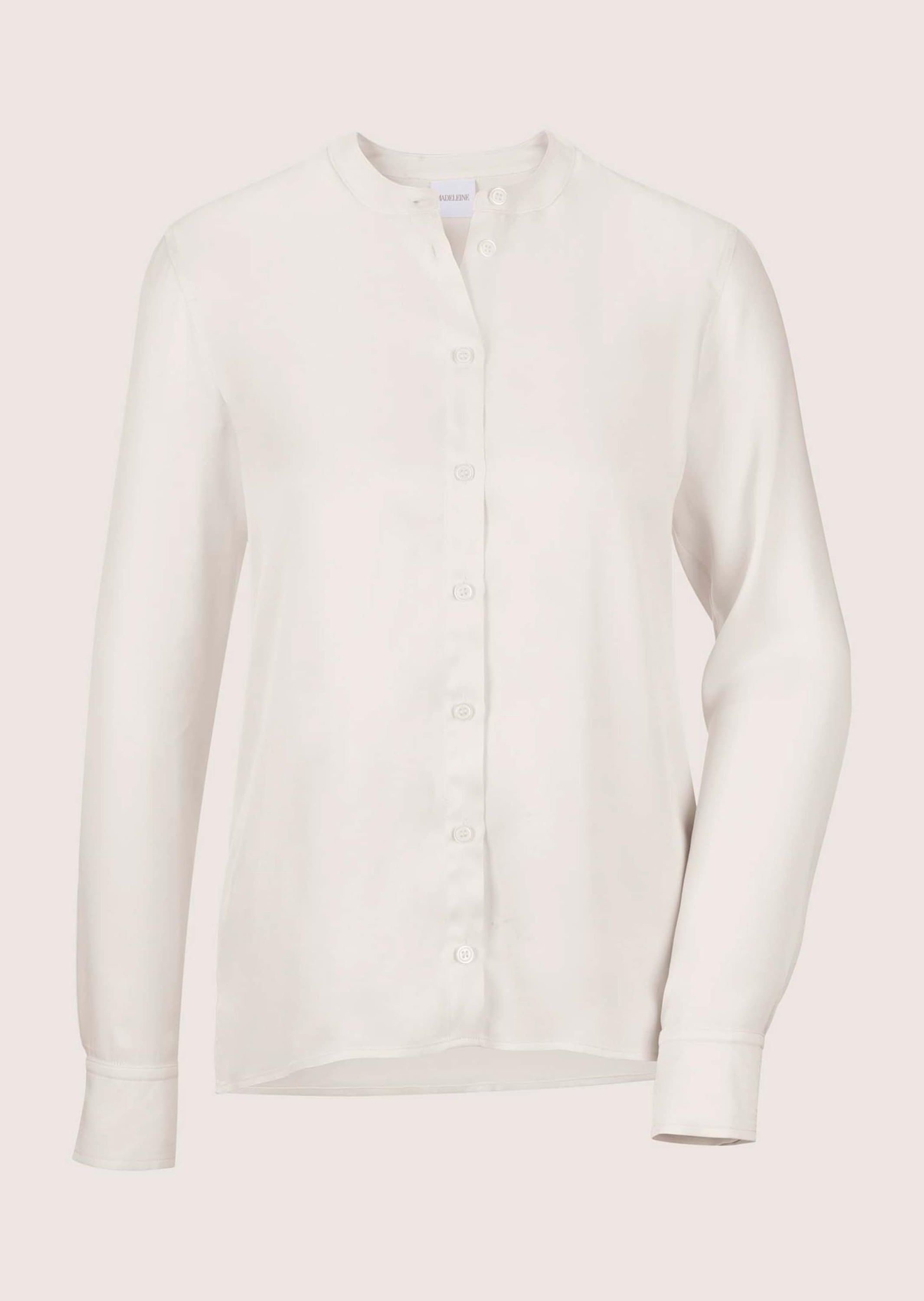 MADELEINE "Bluse Elegante Rundhals-Bluse, Langarm"