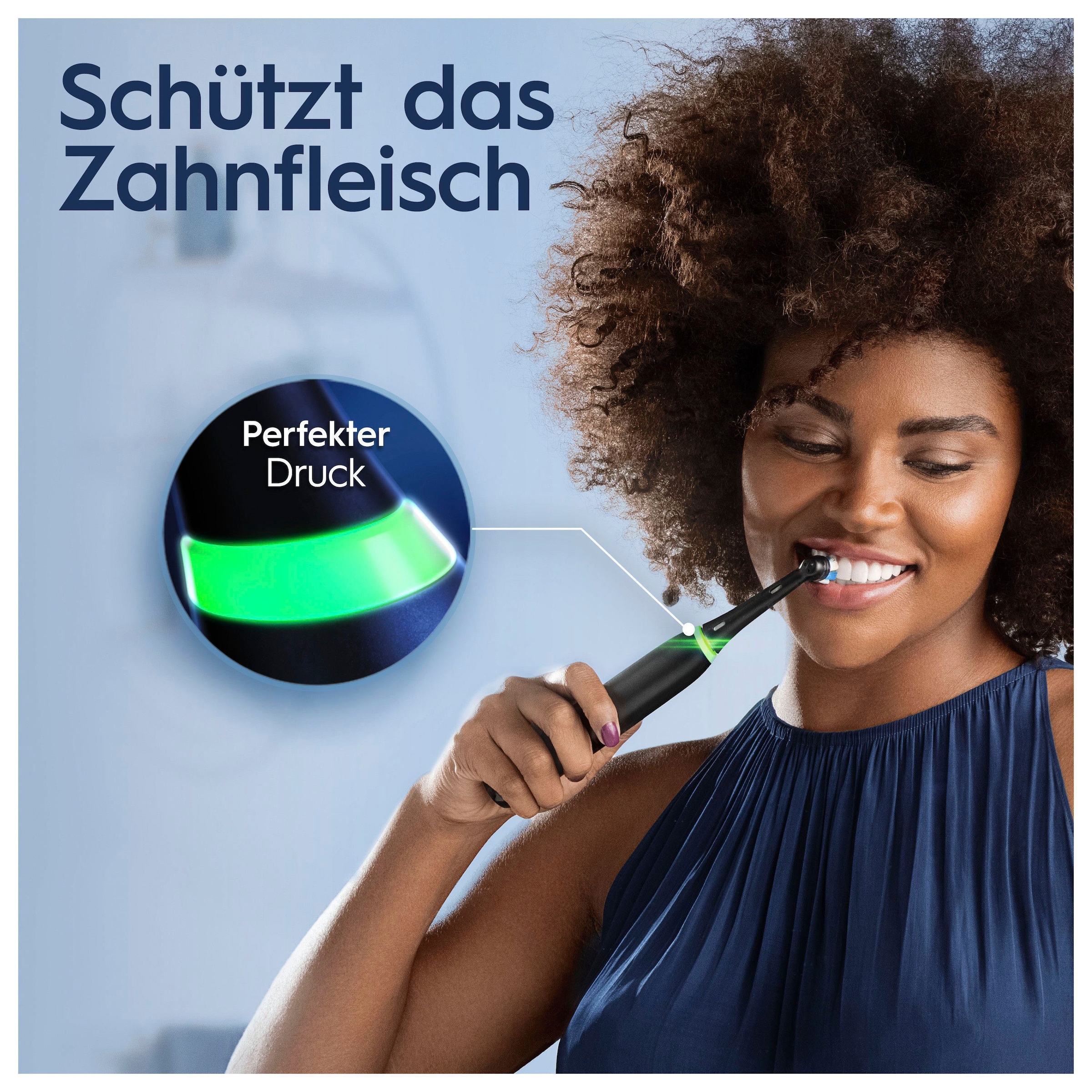 Oral-B Elektrische Zahnbürste »iO Series 3 Doppelpack«, 2 St. Aufsteckbürsten, Magnet-Technologie