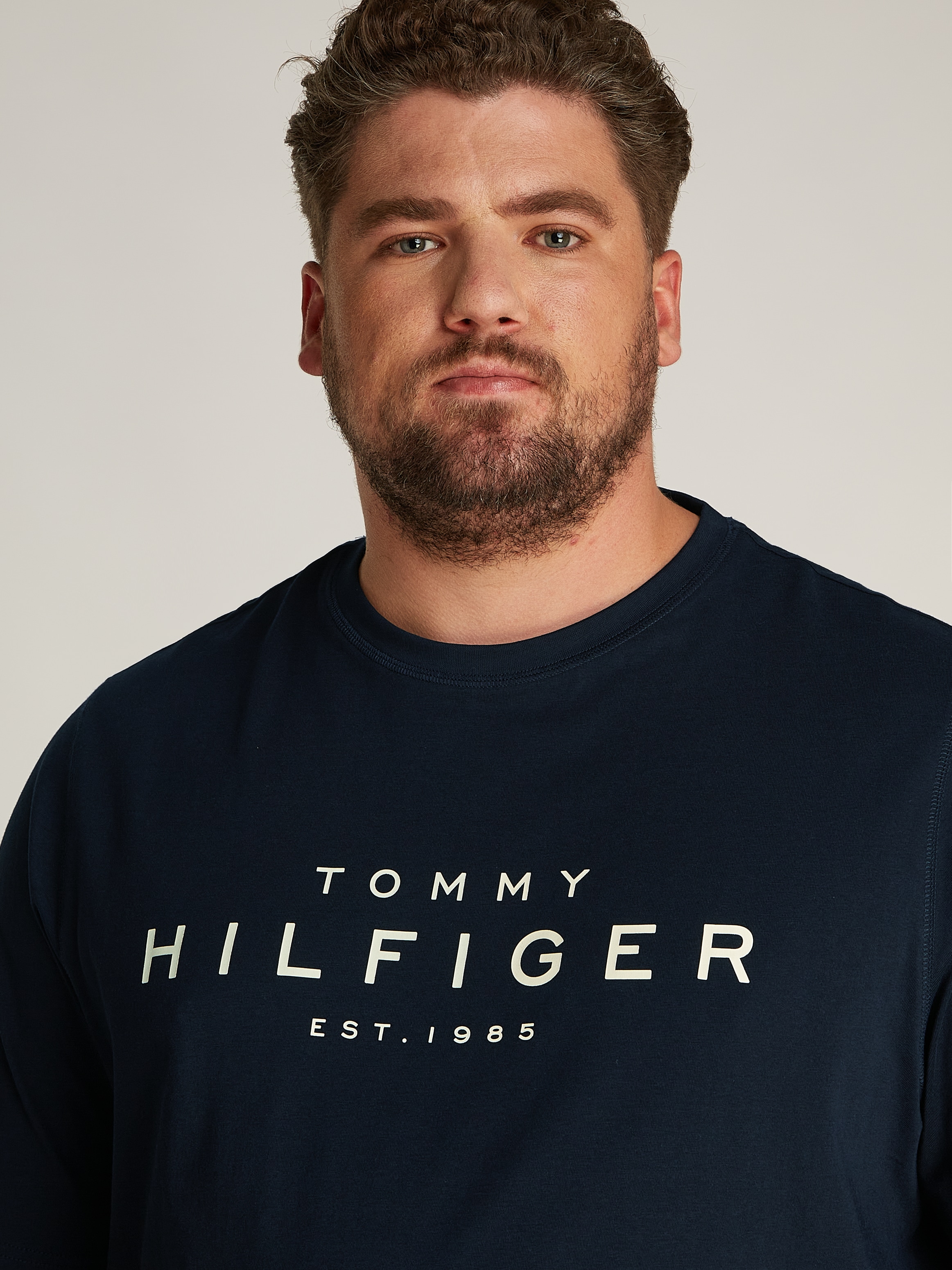 Tommy Hilfiger Big & Tall Rundhalsshirt "BT-BIG RWB HILFIGER TEE-B", in Gro günstig online kaufen