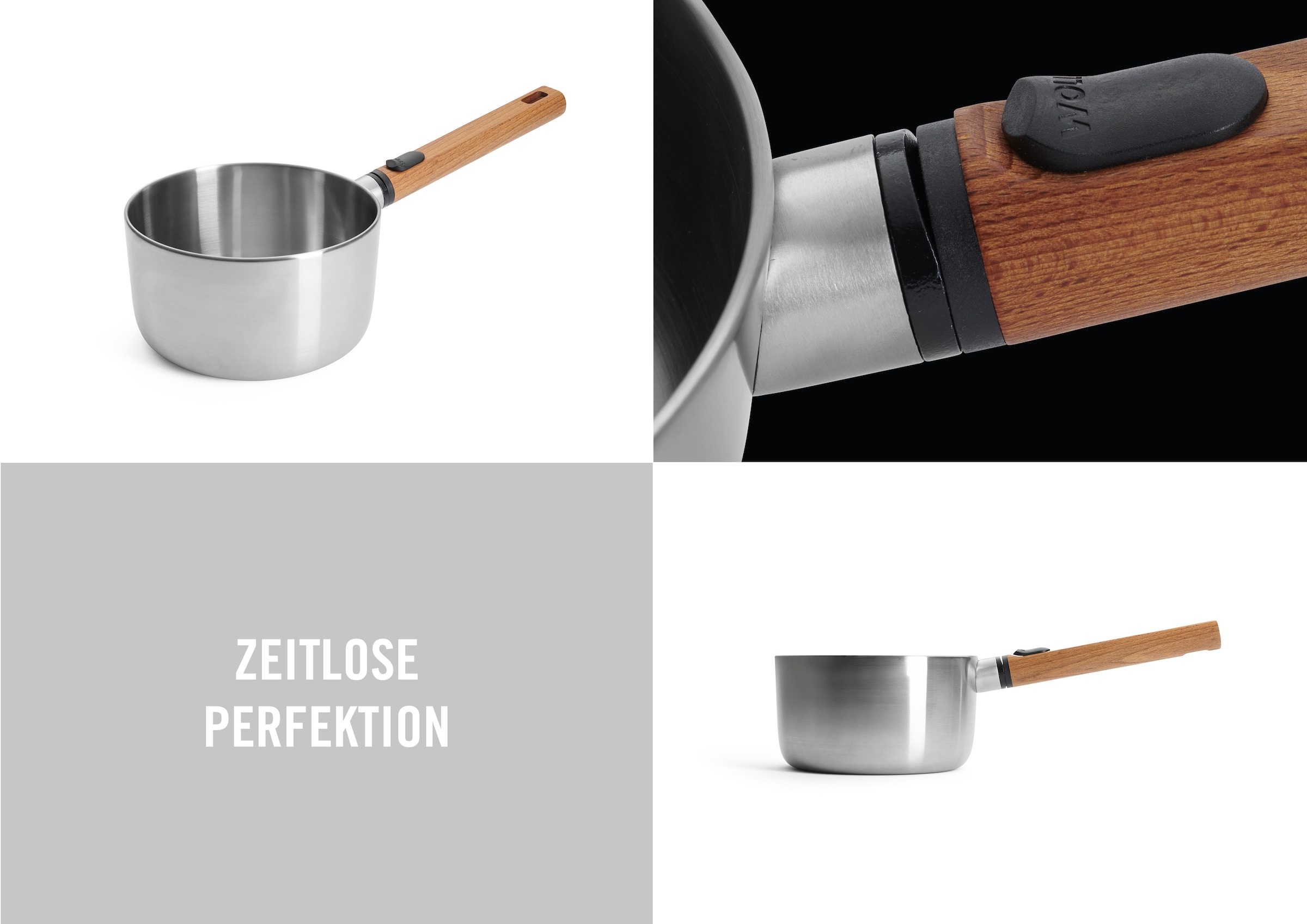 WOLL Milchtopf »Logic Steel«, Edelstahl 18/10, (1 tlg.), 5-Schicht-Aufbau
