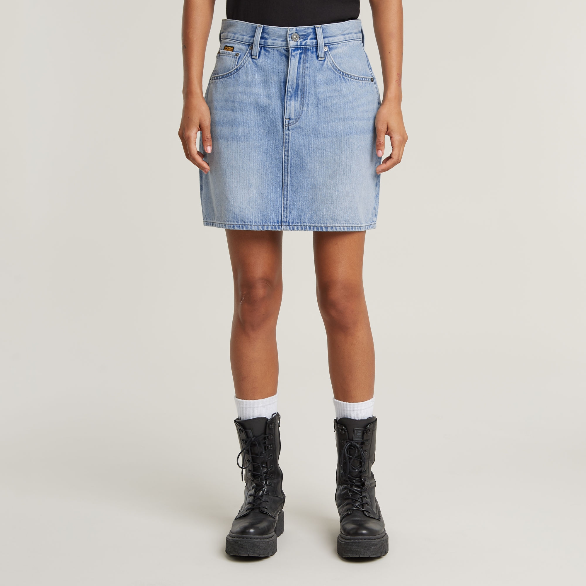 G-STAR Minirock "Viktoria Short Skirt Clean Edge", mit hohem Bund günstig online kaufen