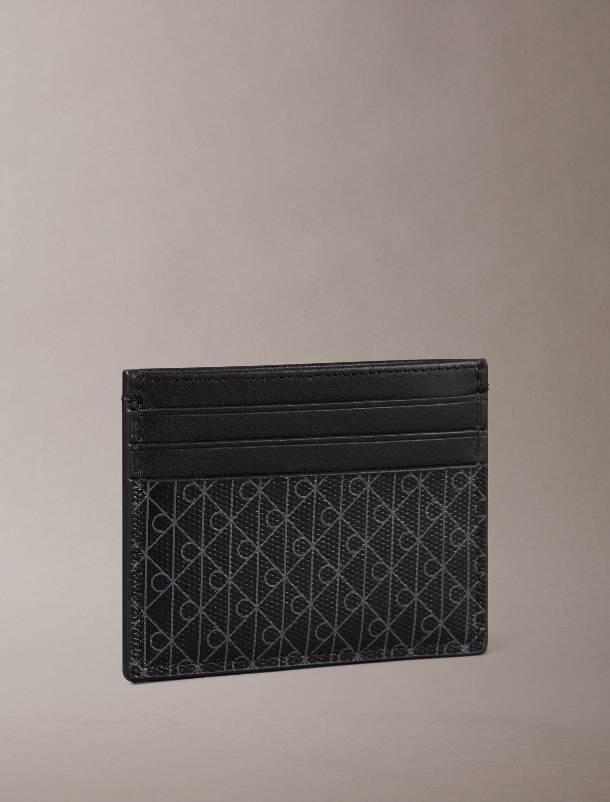 Calvin Klein Kartenetui »COATED EW CARD CASE«, Kreditkartenetui mit Logoschriftzug