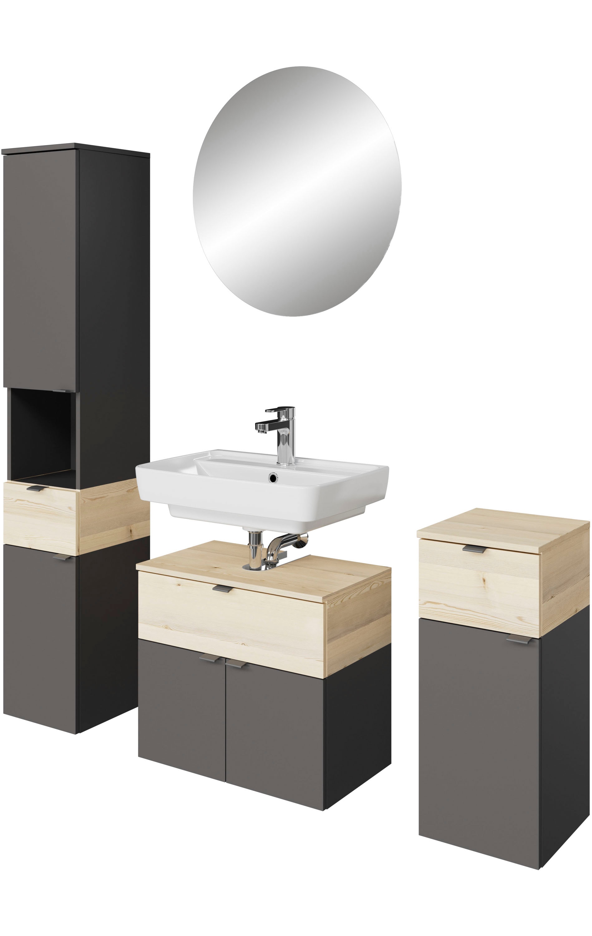 Saphir Badmöbel-Set "Quickset 394" Komplett-Set, 4 Stk. tlg. günstig online kaufen