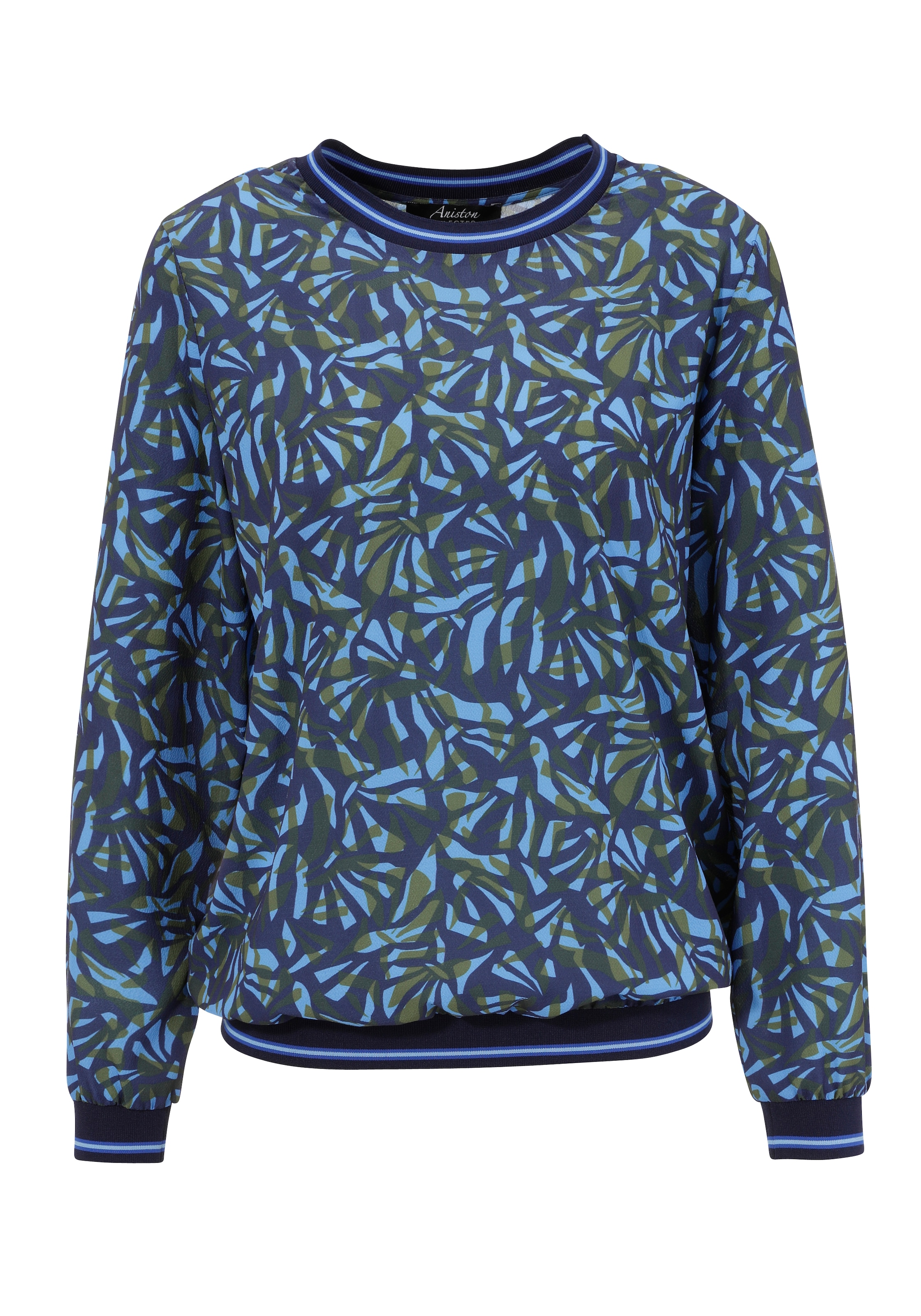 Aniston SELECTED Shirtbluse, mit aufregendem Druck und legerer Passform