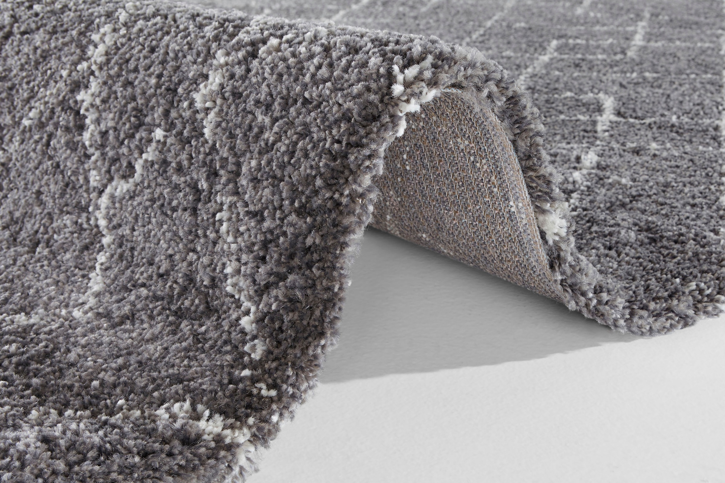 HANSE Home Hochflor-Teppich »Archer«, rechteckig, 35 mm Höhe, Geometrisches Design, weich durch Microfaser, Robust, Pflegeleicht