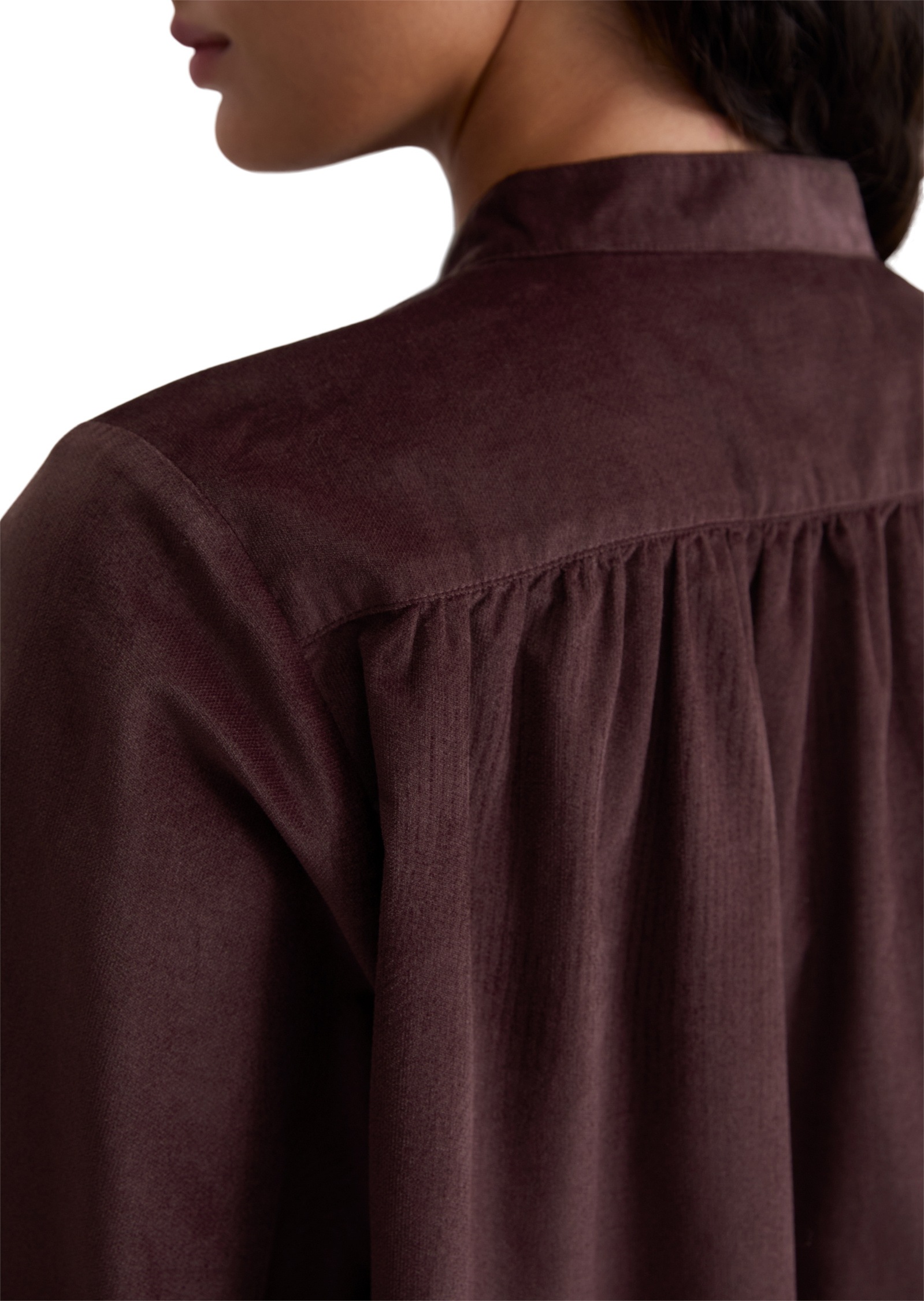 Marc O'Polo Langarmbluse »aus Organic-Cotton-Viskose-Mix«