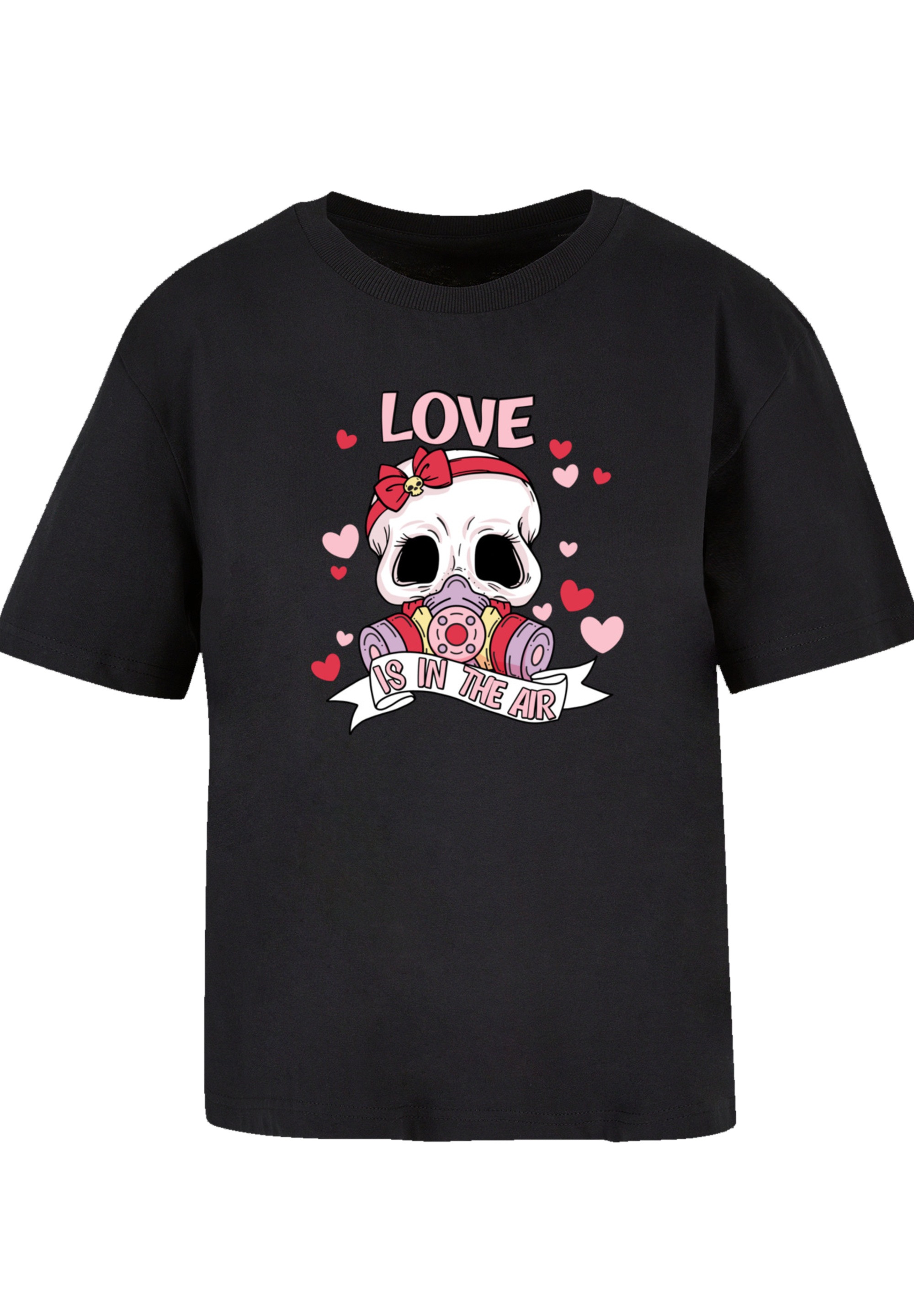 F4NT4STIC T-Shirt »Anti Valentinstag LOVE is in the air«, Premium Qualität