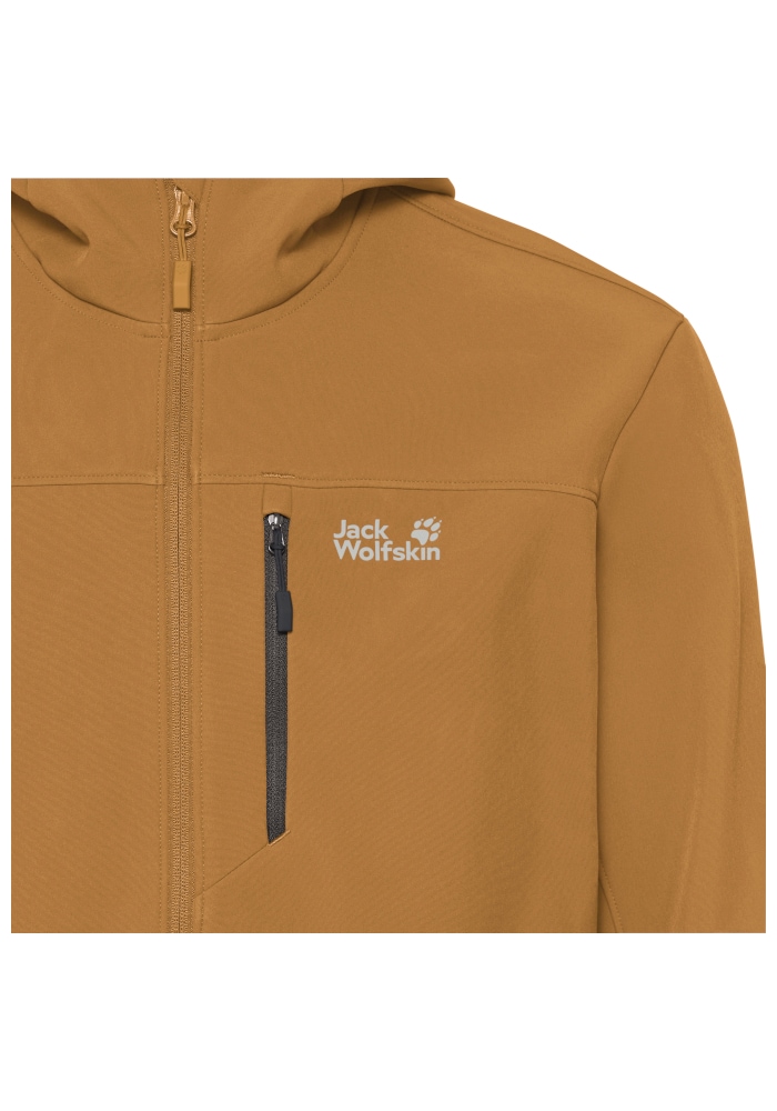 Jack Wolfskin Outdoorjacke »WILD WINDS HOODED JKT M« mit Kapuze Windjacke mit Kapuze, wind- und wasserabweisend, atmungsaktiv