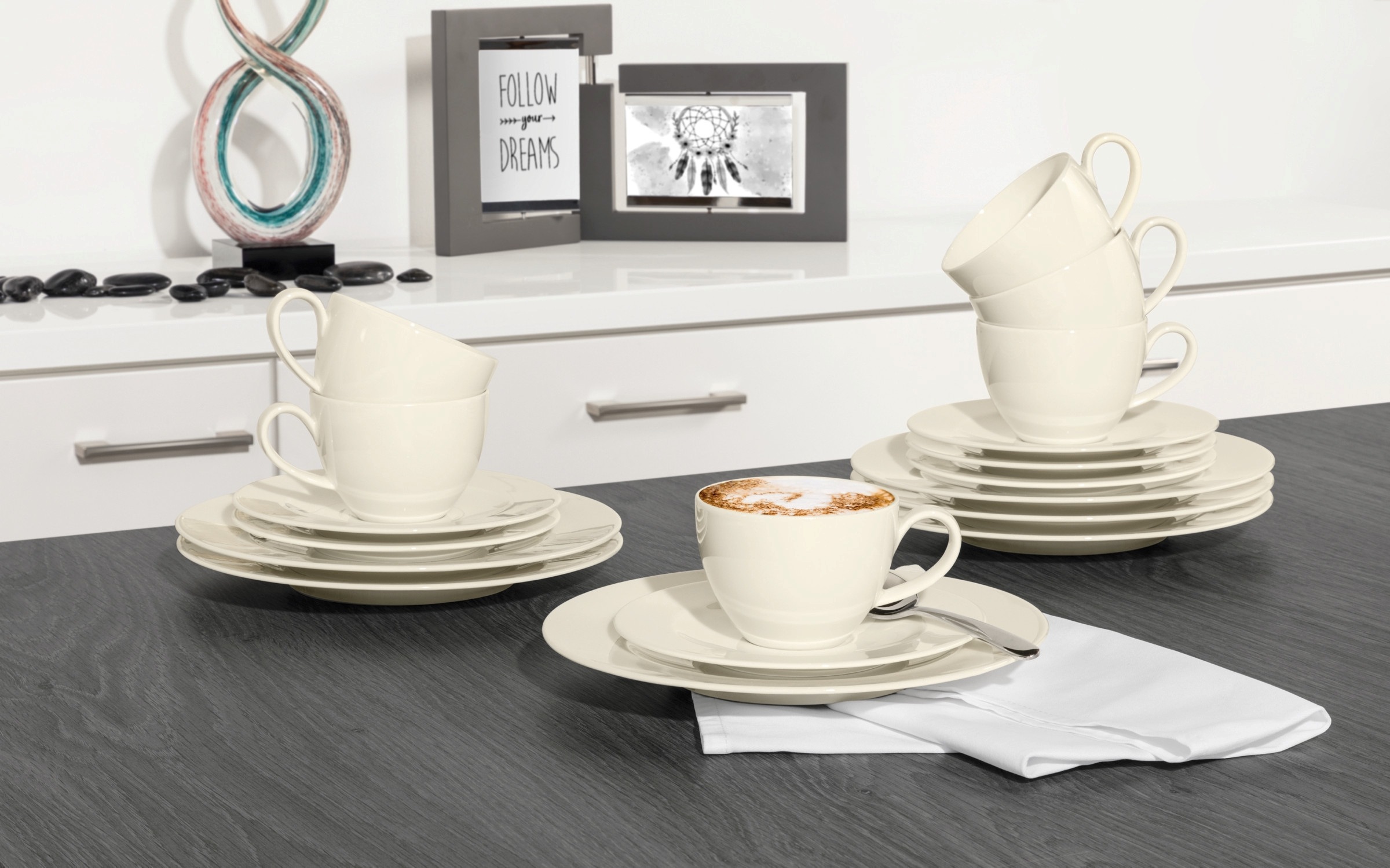 Seltmann Weiden Kaffeeservice "Geschirr-Set, Service Zoè" Tassen, Teller, U günstig online kaufen