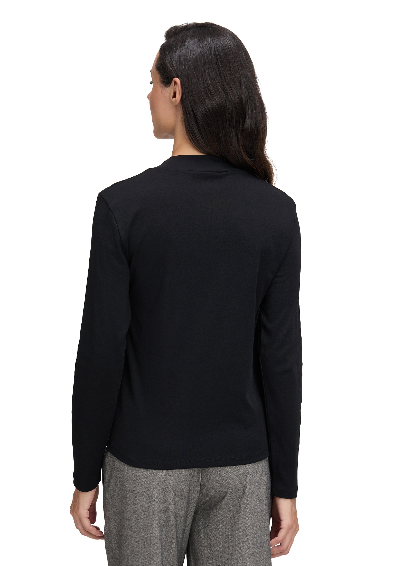 Cartoon Kurzarmshirt »Cartoon Damen Langarm-Shirt mit Kragen«, (1 tlg.)