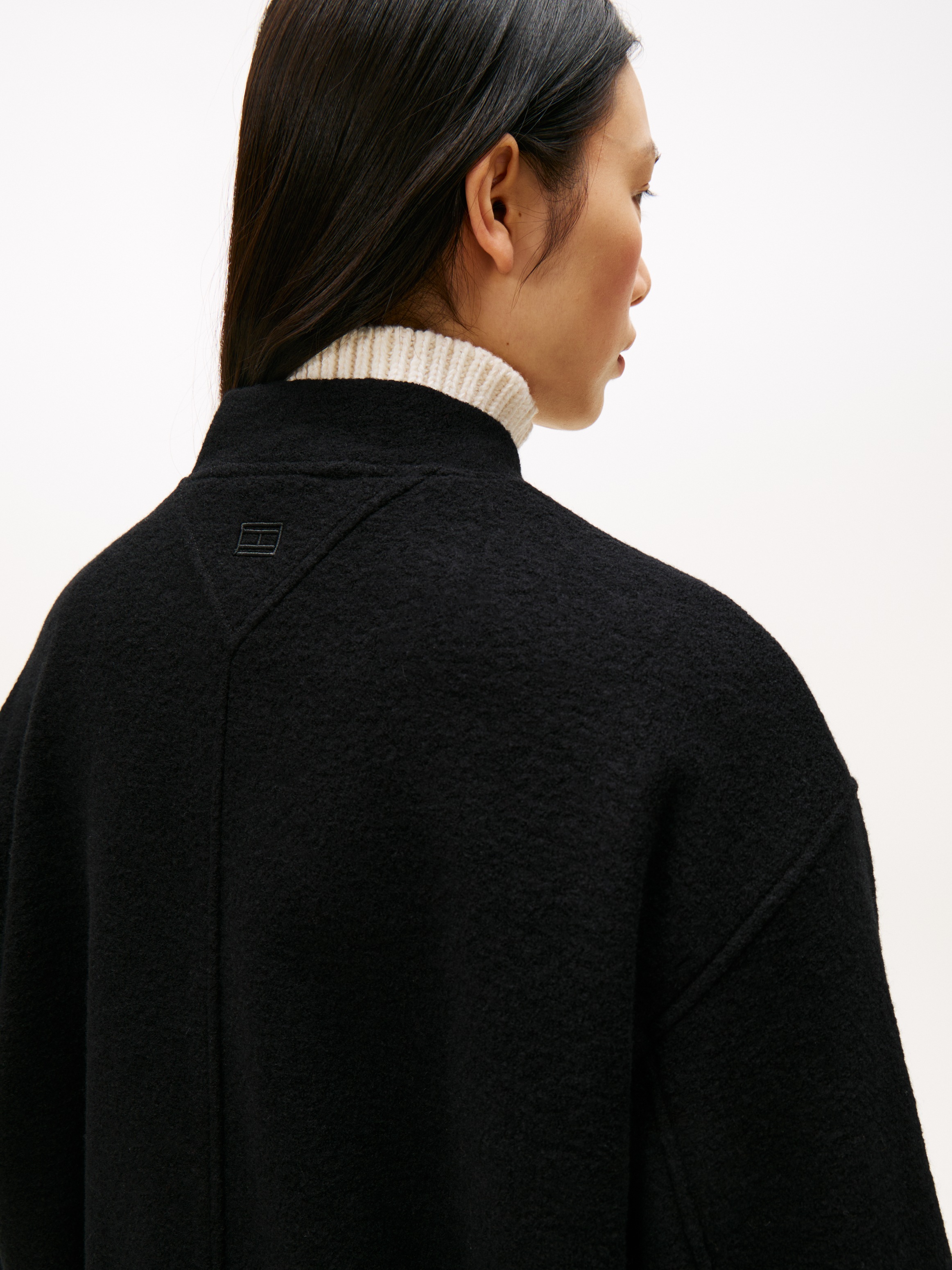Tommy Hilfiger Bomberjacke "WOOL TEXTURE REG BOMBER", mit Wolle günstig online kaufen