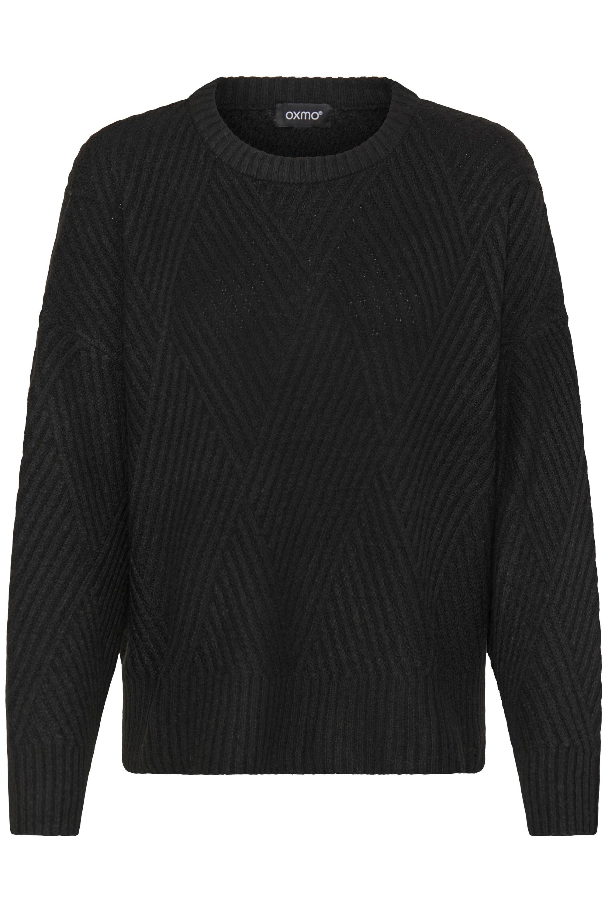 OXMO Strickfleece-Pullover "Strickpullover OXBomma"