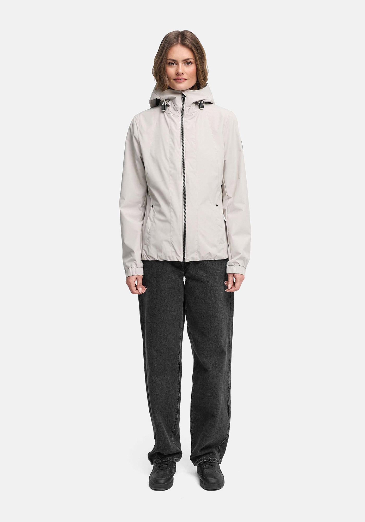 Marikoo "Yoshikoo" Sportliche Funktionsjacke mit Kapuze und hochschließendem Kragen