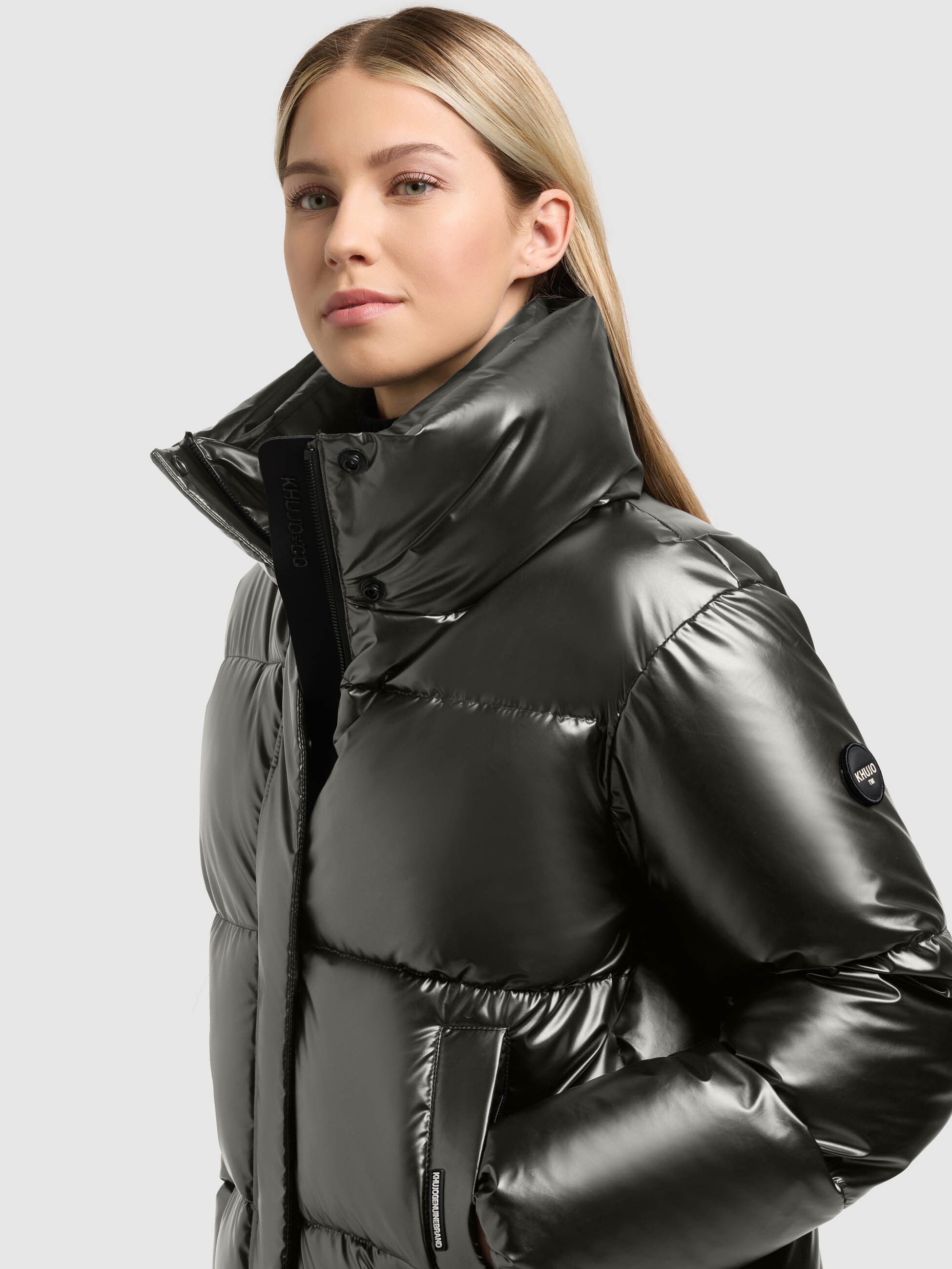 khujo Steppjacke »RINJA3 SHINY« ohne Kapuze