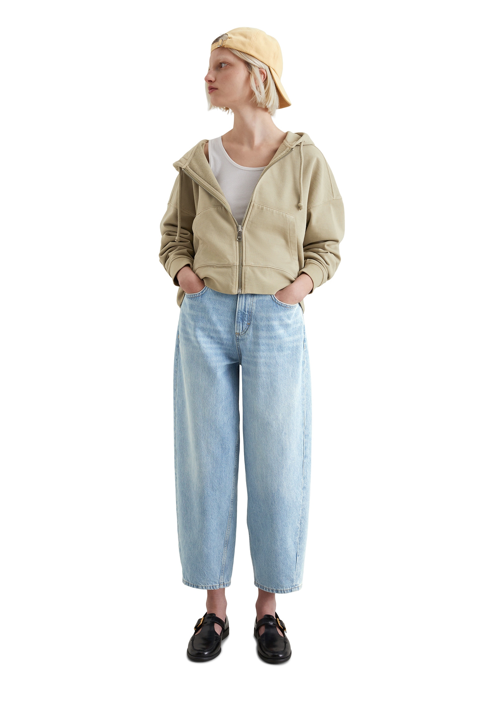 Marc O'Polo DENIM Sweatjacke »mit kuscheliger Innenseite«