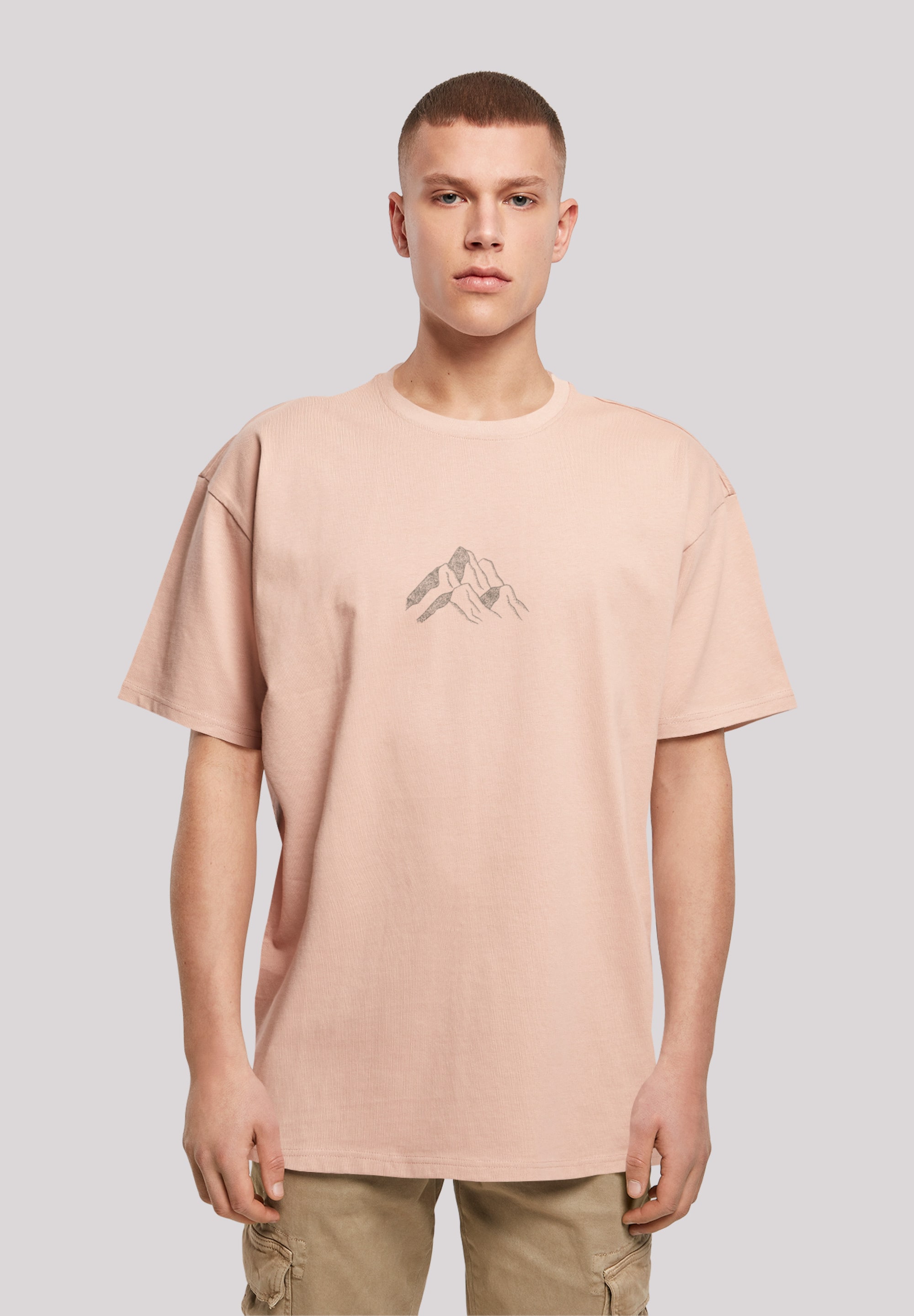 F4NT4STIC T-Shirt »Mountain Berge Urlaub Winter Schnee Ski«, Print