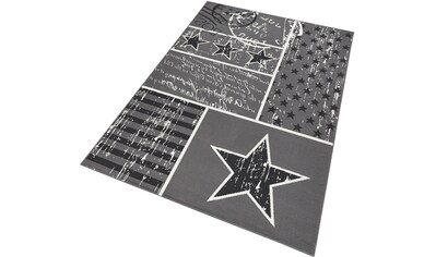 HANSE Home Teppich »Patchwork Stars«, rechteckig, 9 mm Höhe, Kurzflor, Sterne Design,... kaufen