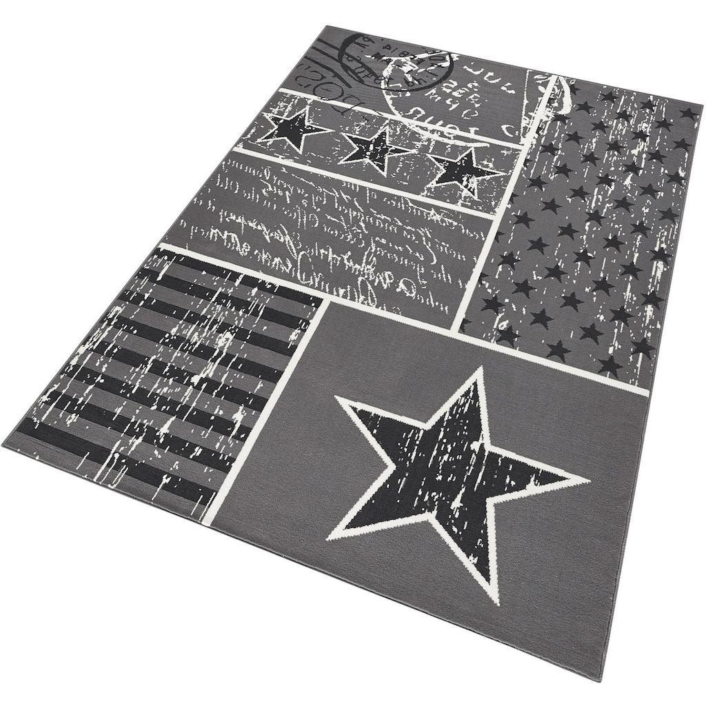 HANSE Home Teppich »Patchwork Stars«, rechteckig