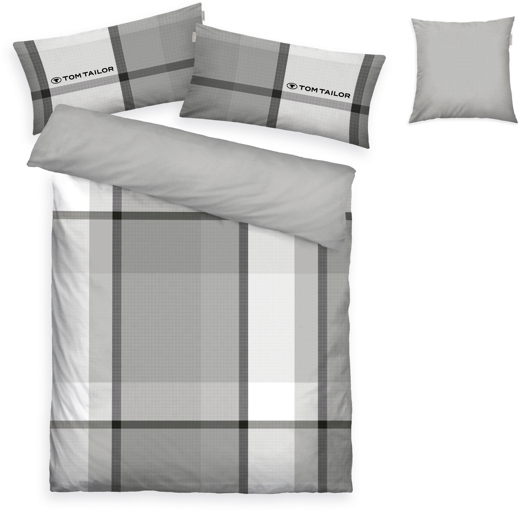 TOM TAILOR HOME Bettwäsche "Lenny in Gr. 135x200 oder 155x220 cm" 3 Stk. mi günstig online kaufen