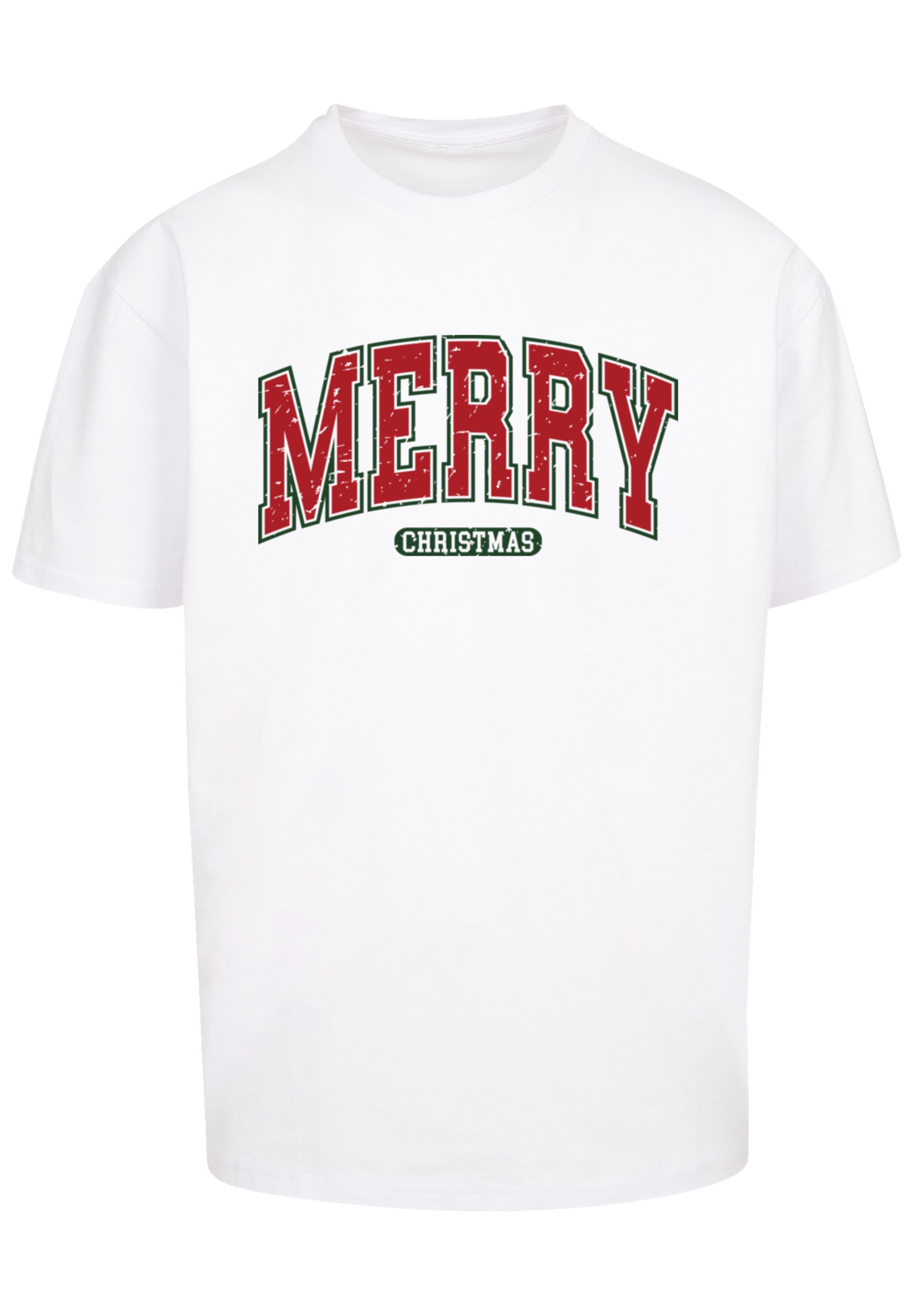 F4NT4STIC T-Shirt »Weihnachten Varsity Retro«, Premium Qualität