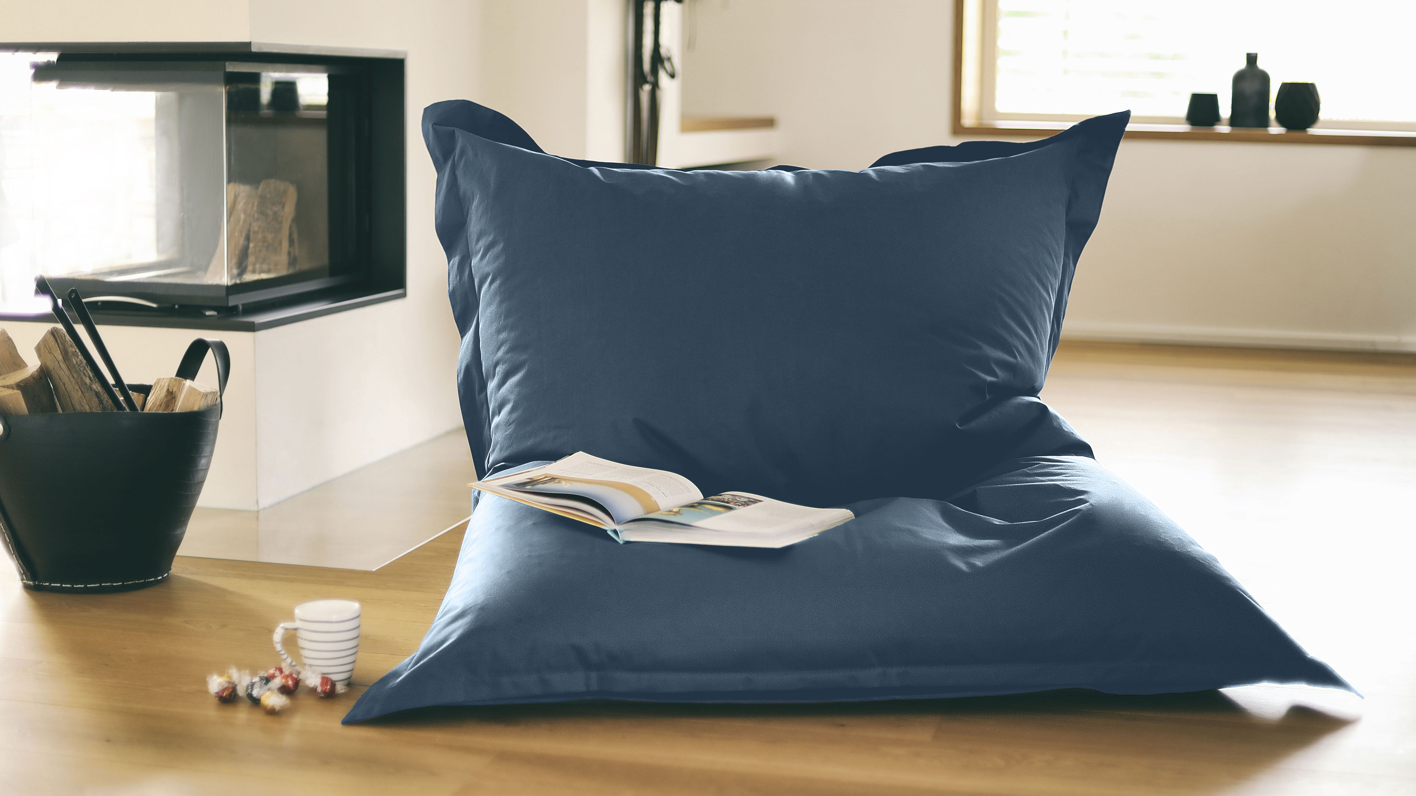 KiNZLER Sitzsack "Sylt" 1 Stk. tlg. Uni Farben, Bezug aus Baumwolle, ideal günstig online kaufen