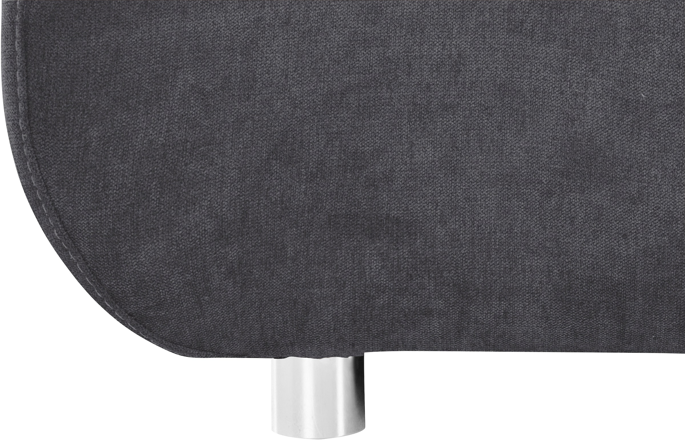 INOSIGN Ecksofa »Imola, elegant und modern, aktuelle Steppung im Sitz, bequem, L-Form«, frei im Raum stellbar, wahlweise mit Bettfunktion und Bettkasten