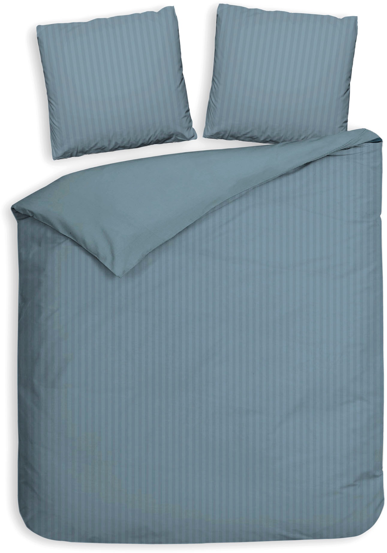 Heckett & Lane Bettwäsche "Banda" 3 hochwertiges Mako-Satin, Streifen Satin günstig online kaufen