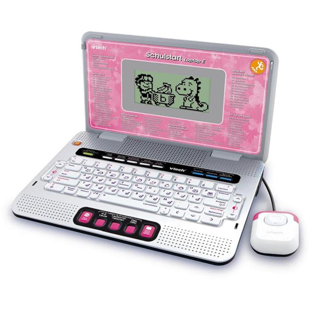 Vtech® Kindercomputer »School & Go, Schulstart Laptop E - pink«