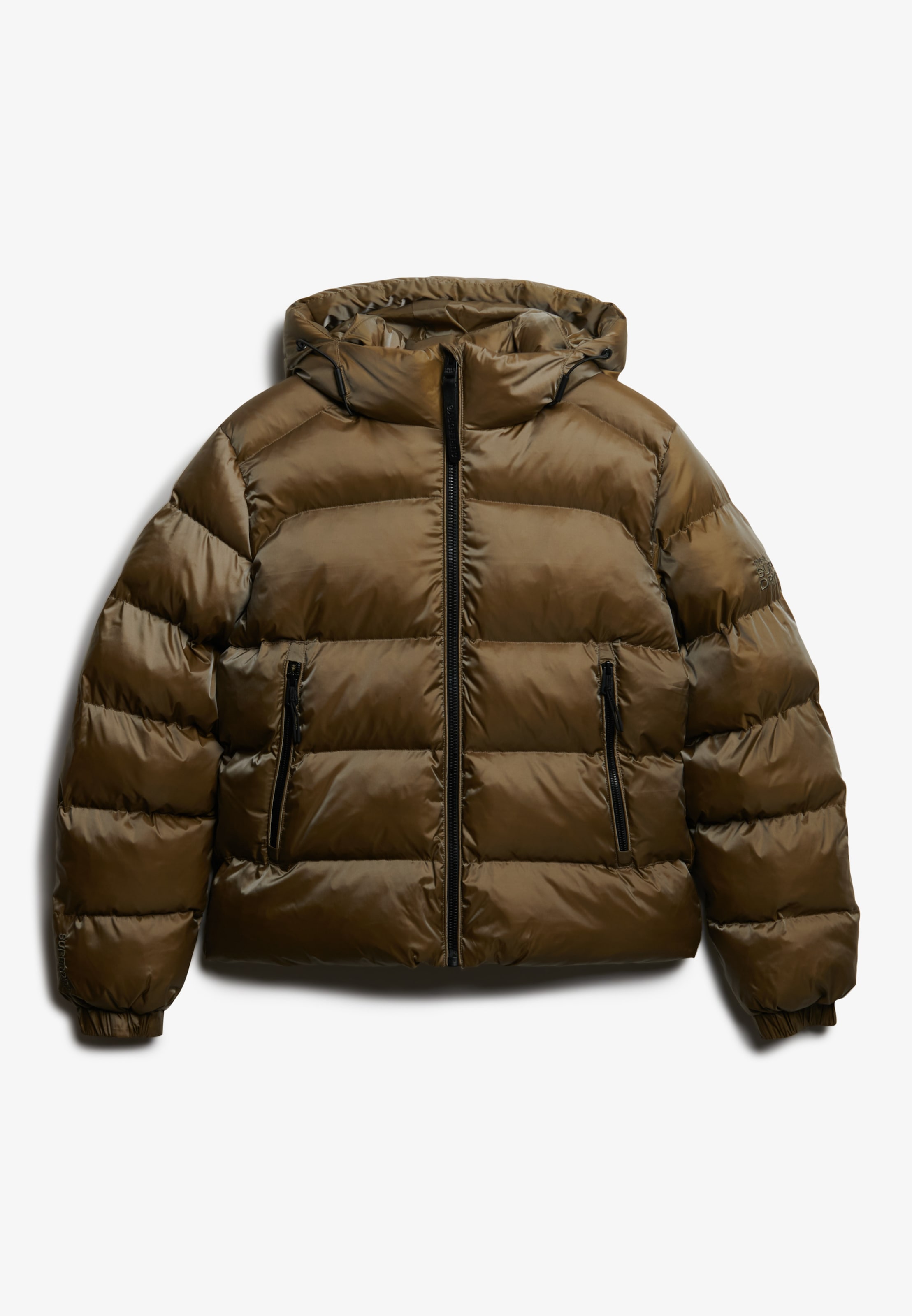 Superdry Steppjacke »HOODED LUXE SPORTS PUFFER«, mit Kapuze