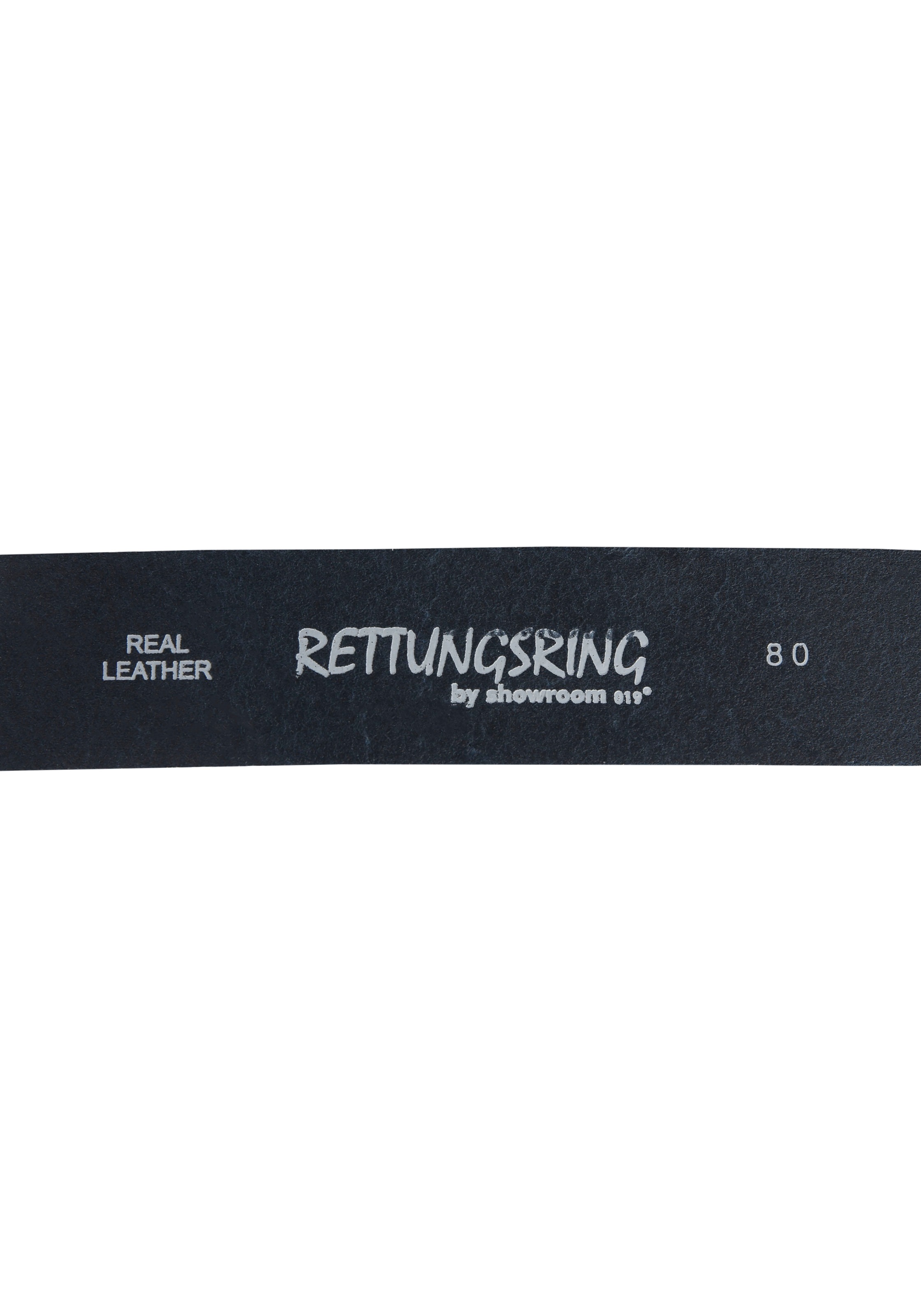 RETTUNGSRING by showroom 019° Ledergürtel, mit austauschbarer Schließe »Oval Nieten Mit Strass«