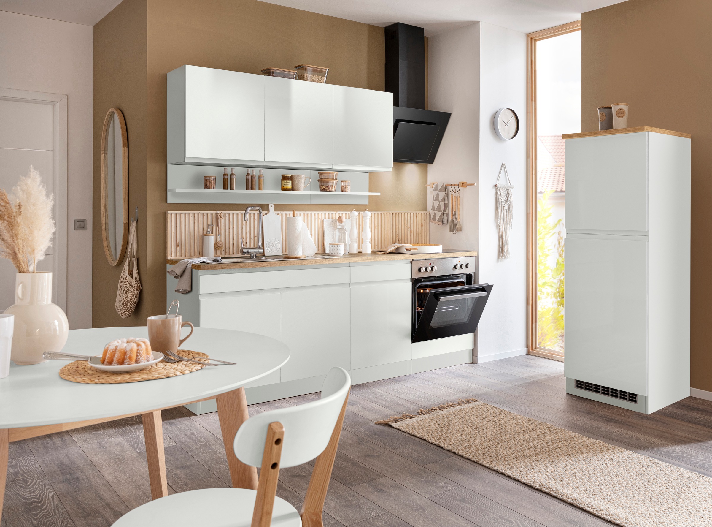 KOCHSTATION Küchenzeile "KS-Virginia" Breite 270 cm, wahlweise mit E-Geräte günstig online kaufen