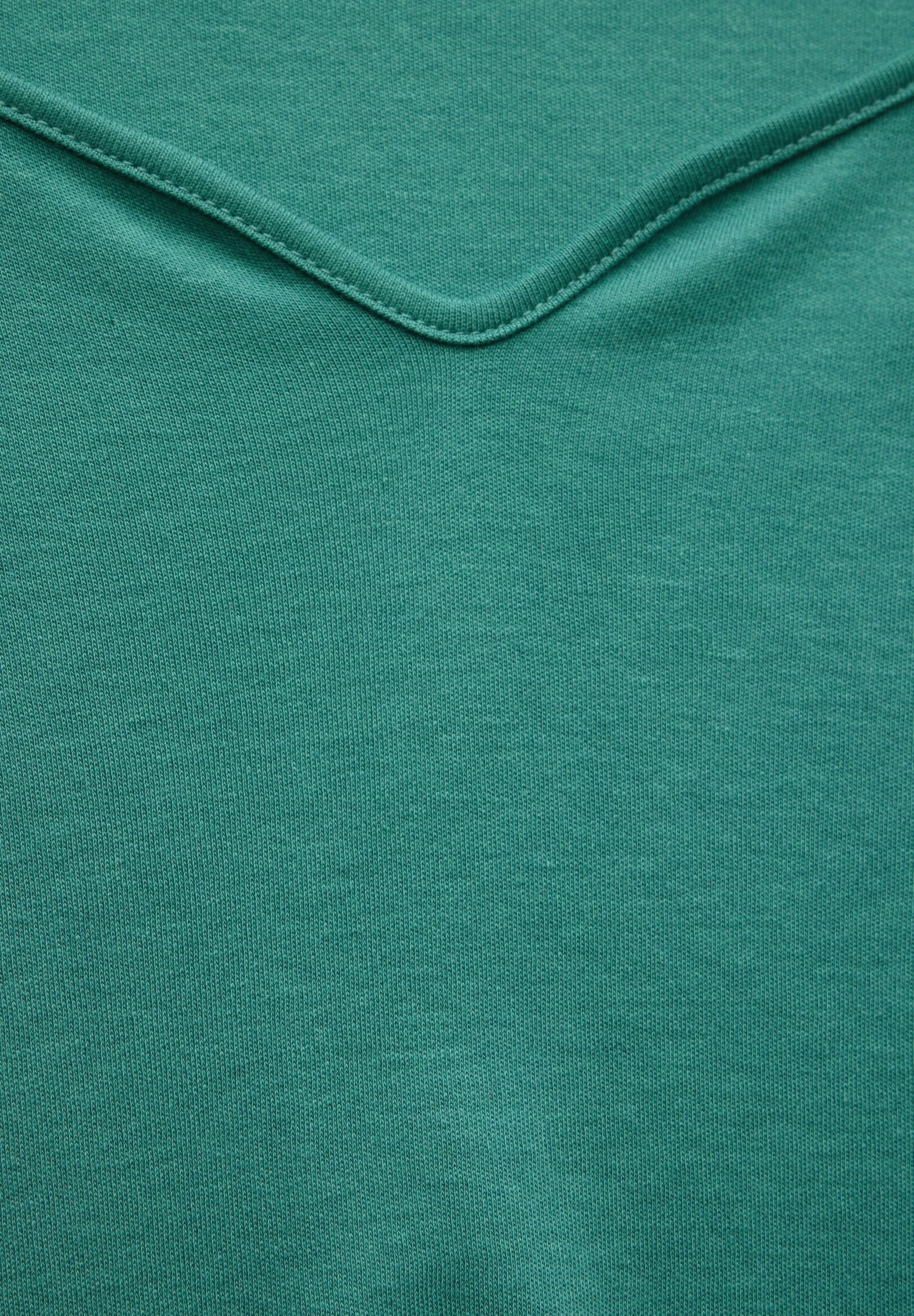 Cecil Langarmshirt, aus softem Materialmix