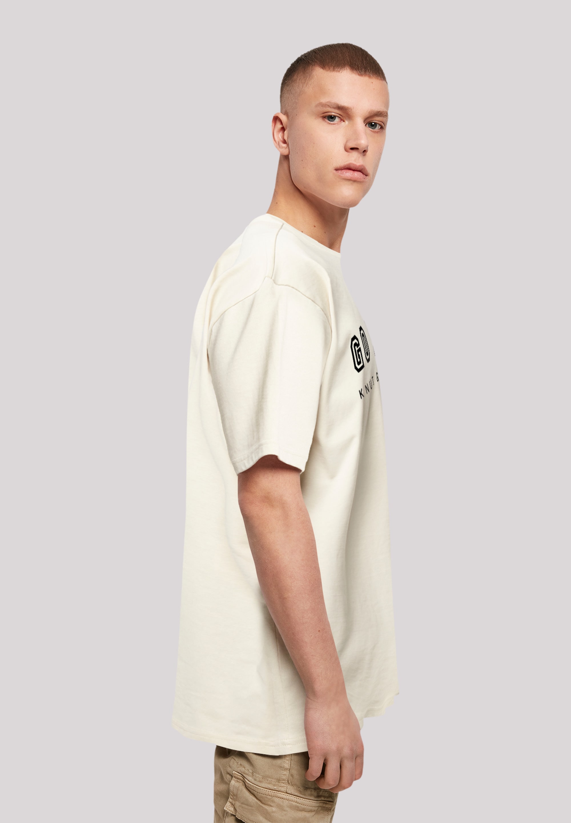 F4NT4STIC T-Shirt »Go North Knut & Jan Hamburg«, Print
