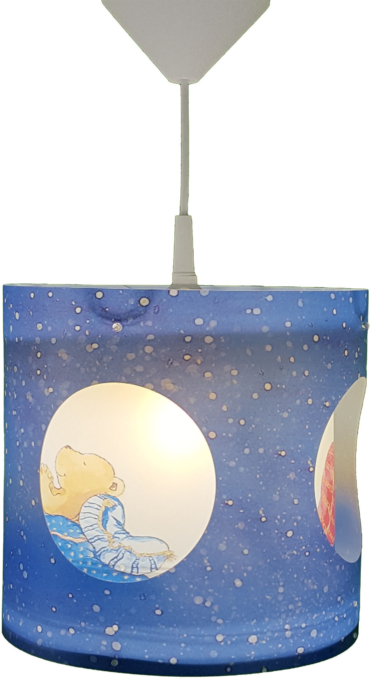 NIERMANN Hängeleuchte "Bärchen", 1, Ø 25cm H: 27cm, 1 Stk., bunt, Kinderzimmer, Leuchten, Dreh-Pendelleuchte Bärchen