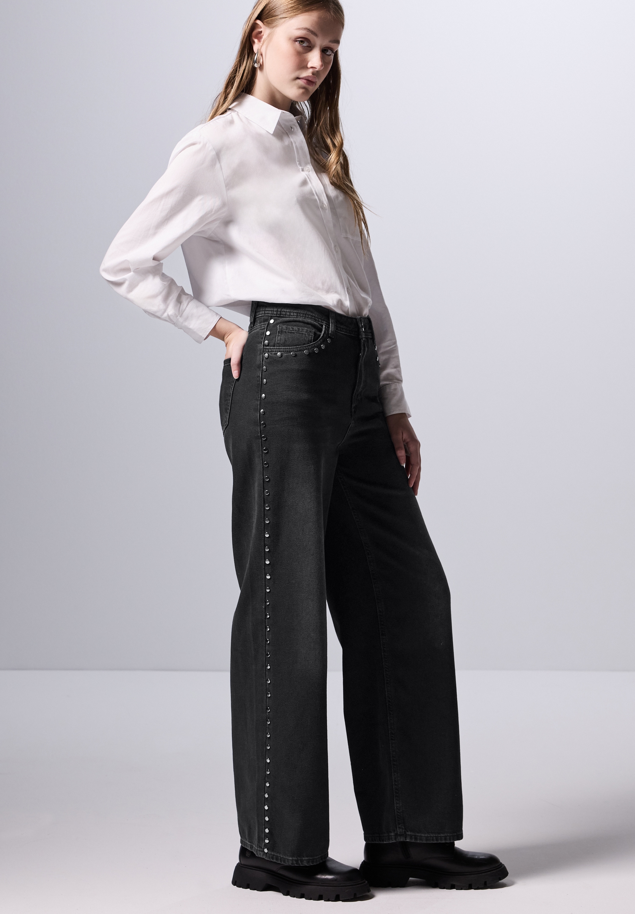STREET ONE STUDIO Loose-fit-Jeans, im Loose Fit