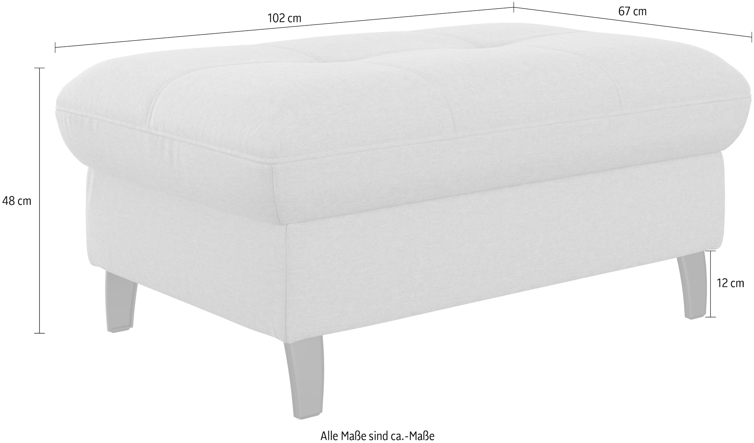 sit&more Stauraumhocker »Maggiore« mit Stauraum